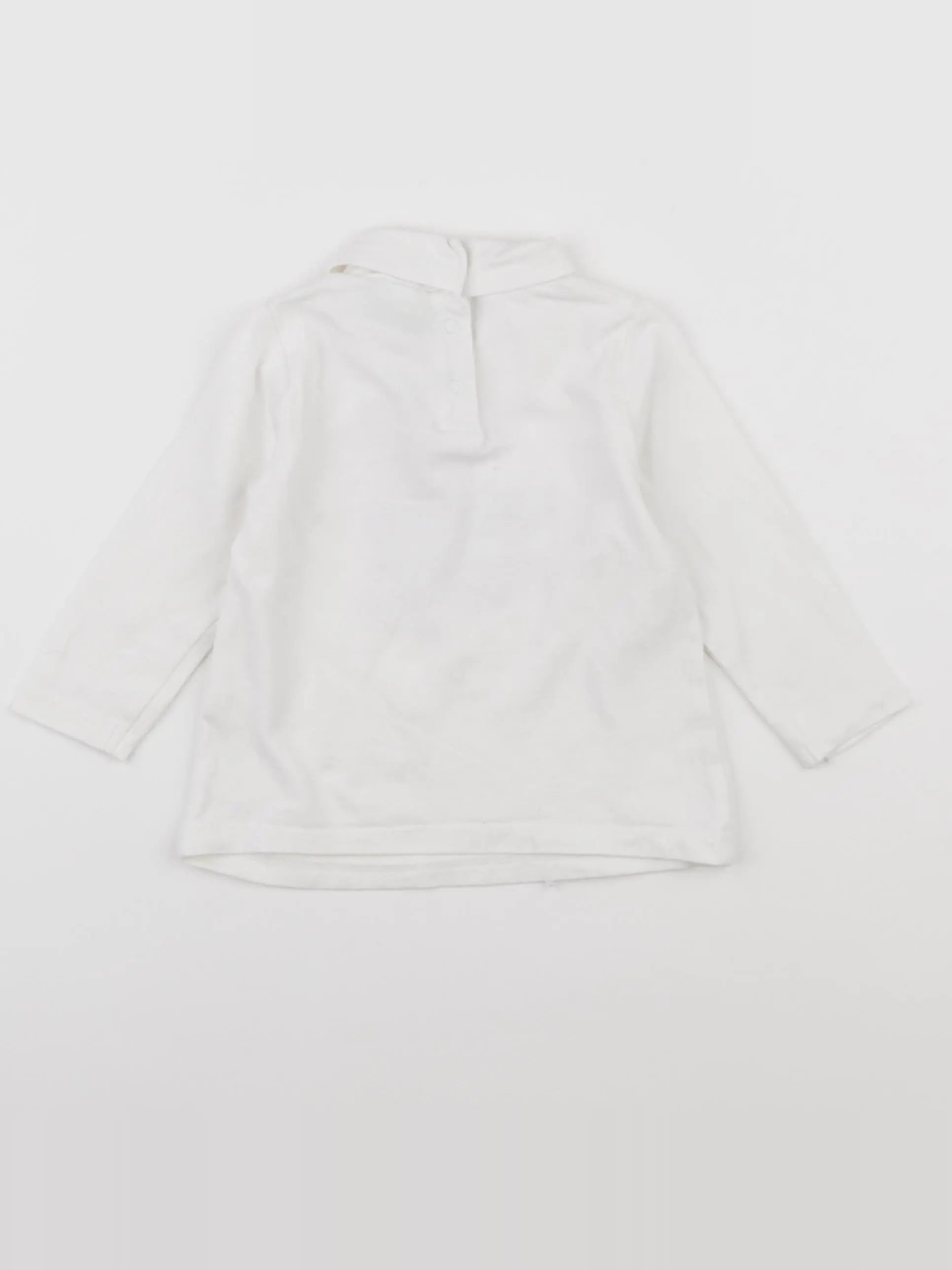Tape à l'oeil - sous-pull blanc - 6 mois