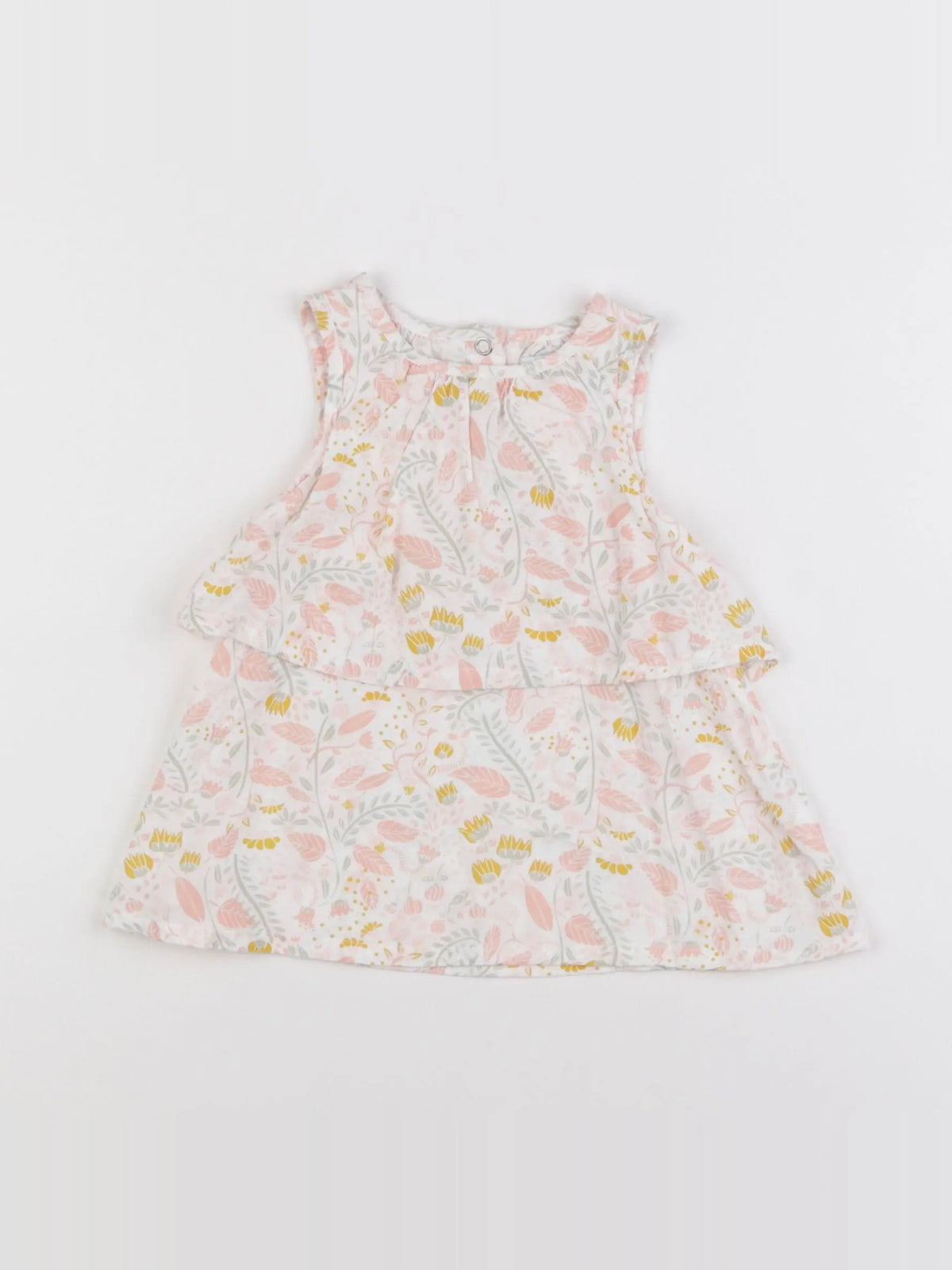 Vertbaudet - robe multicolore - 6 mois