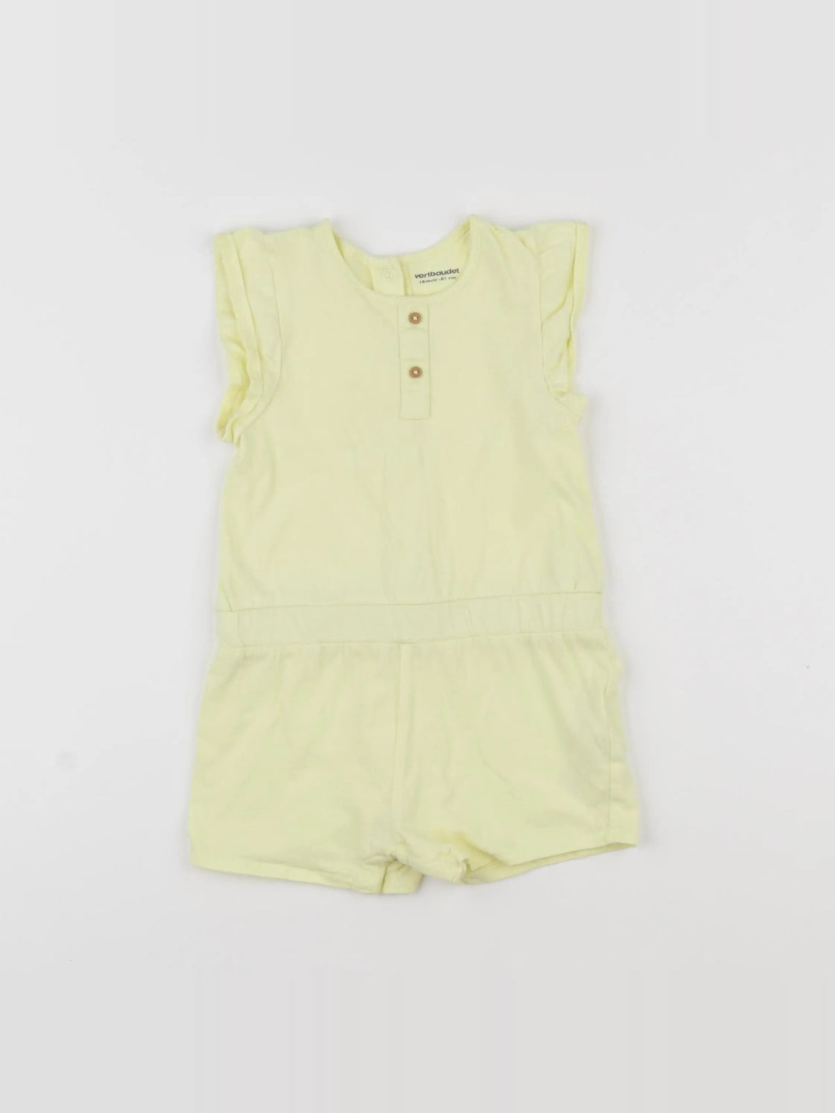 Vertbaudet - combinaison jaune - 18 mois
