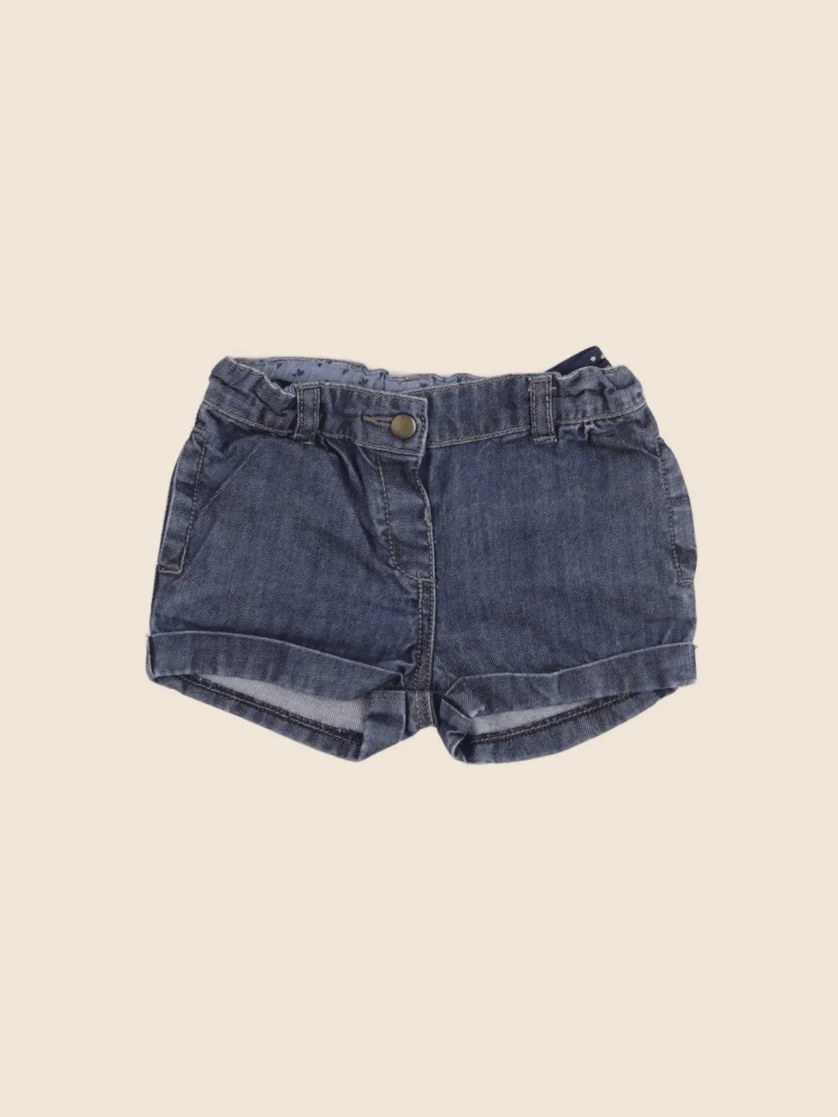 Boutchou - short bleu - 6 mois