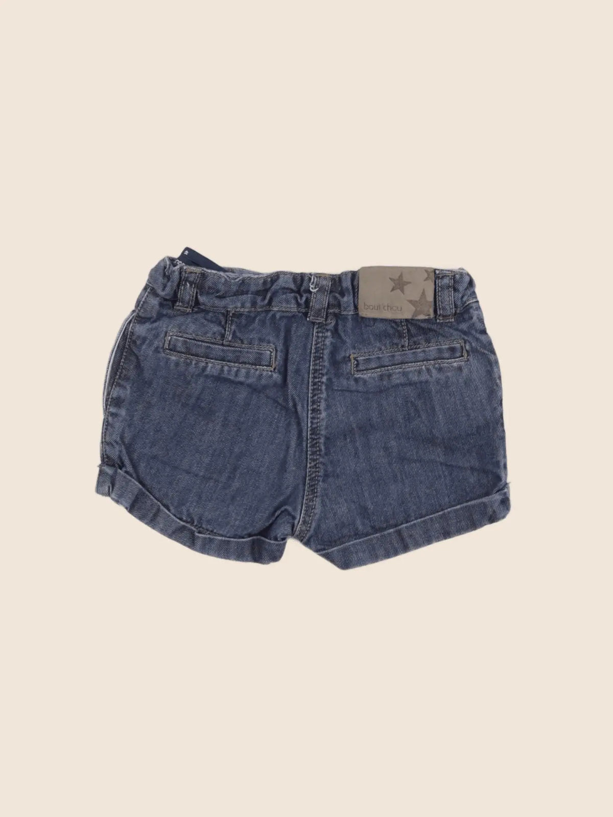 Boutchou - short bleu - 6 mois