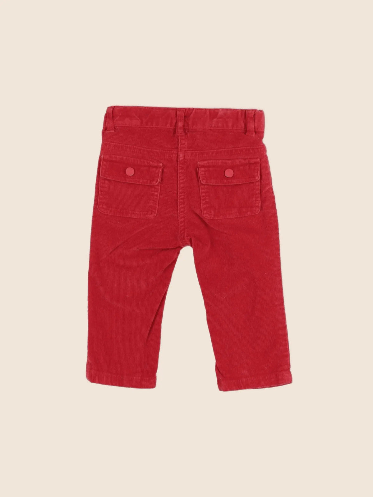 Jacadi - pantalon rouge - 12 mois