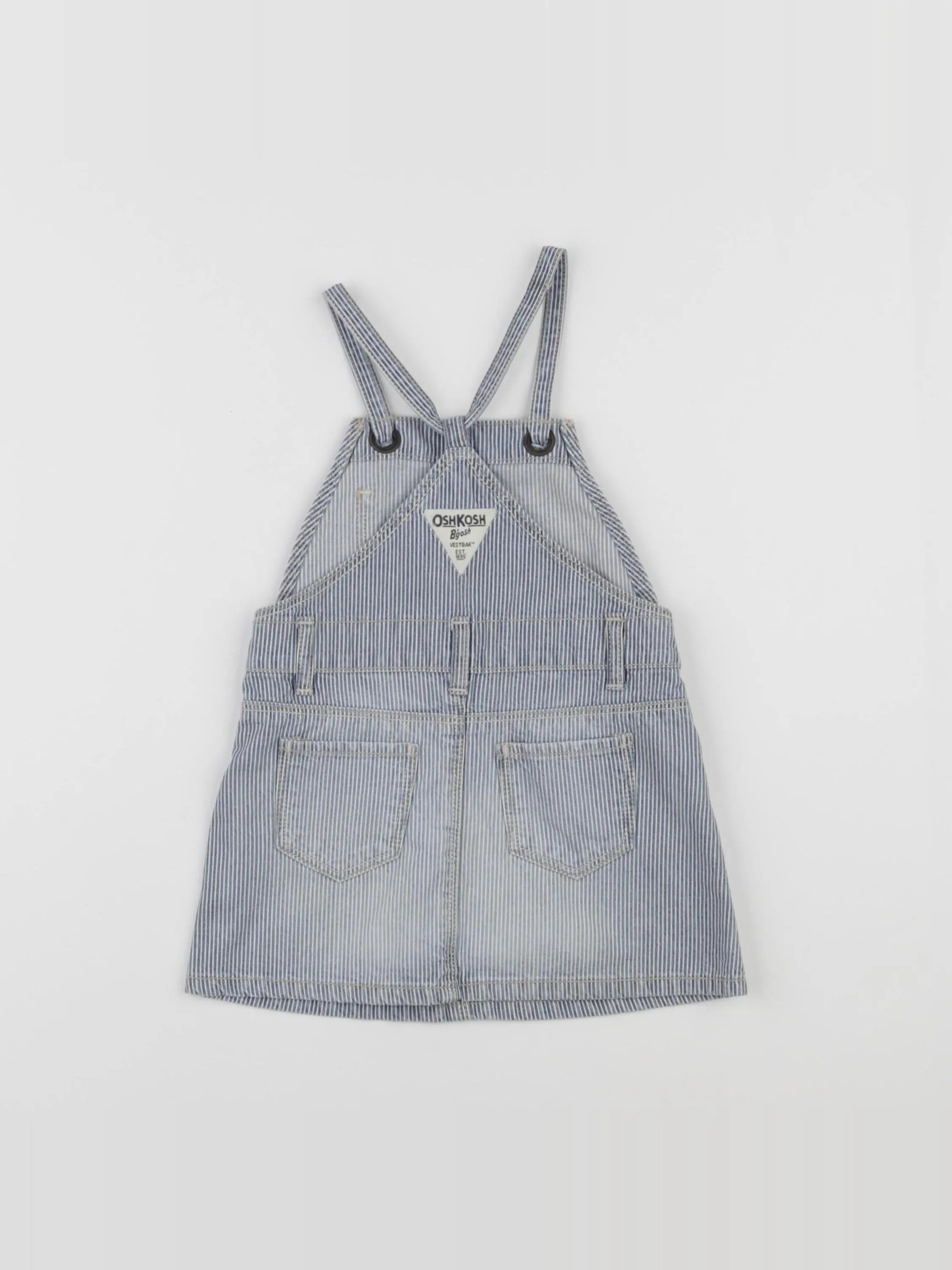 Oshkosh - robe bleu - 12 mois