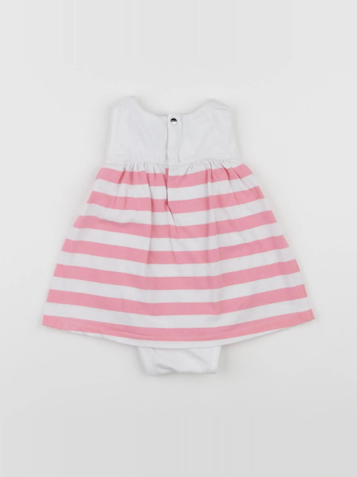 Jacadi - body robe blanc, rose - 6 mois