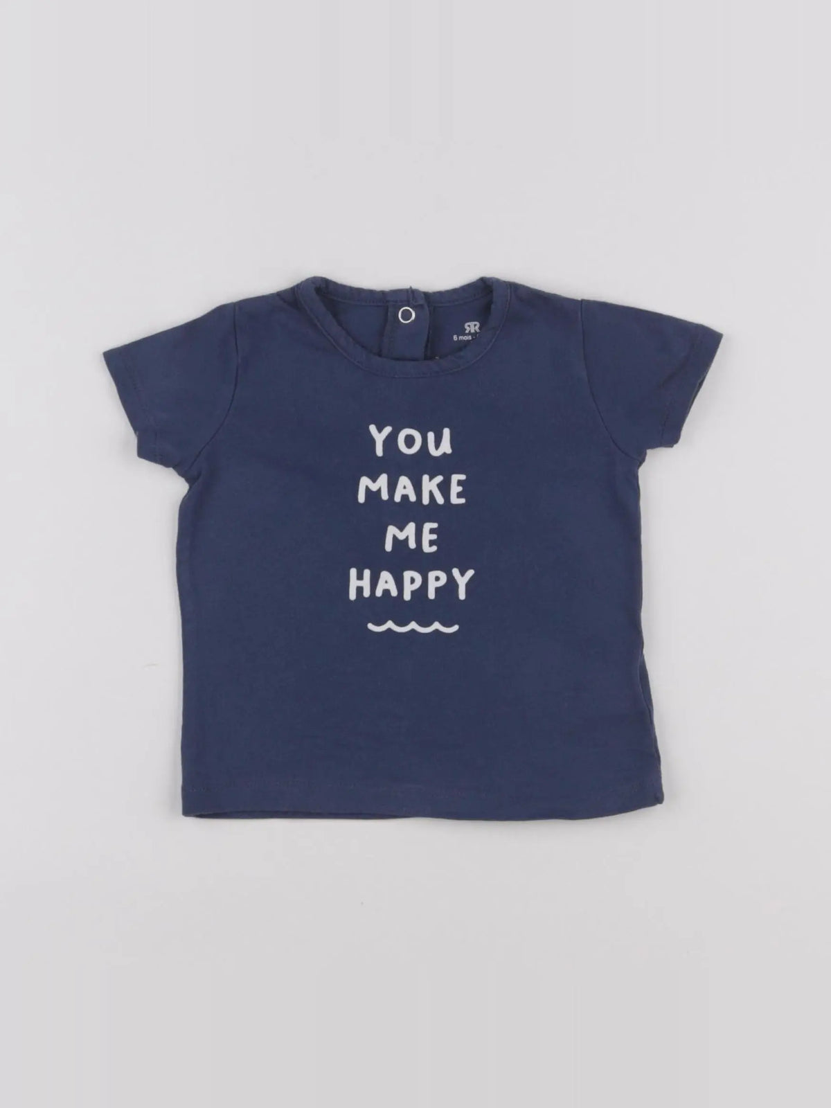 La Redoute - tee-shirt bleu - 6 mois