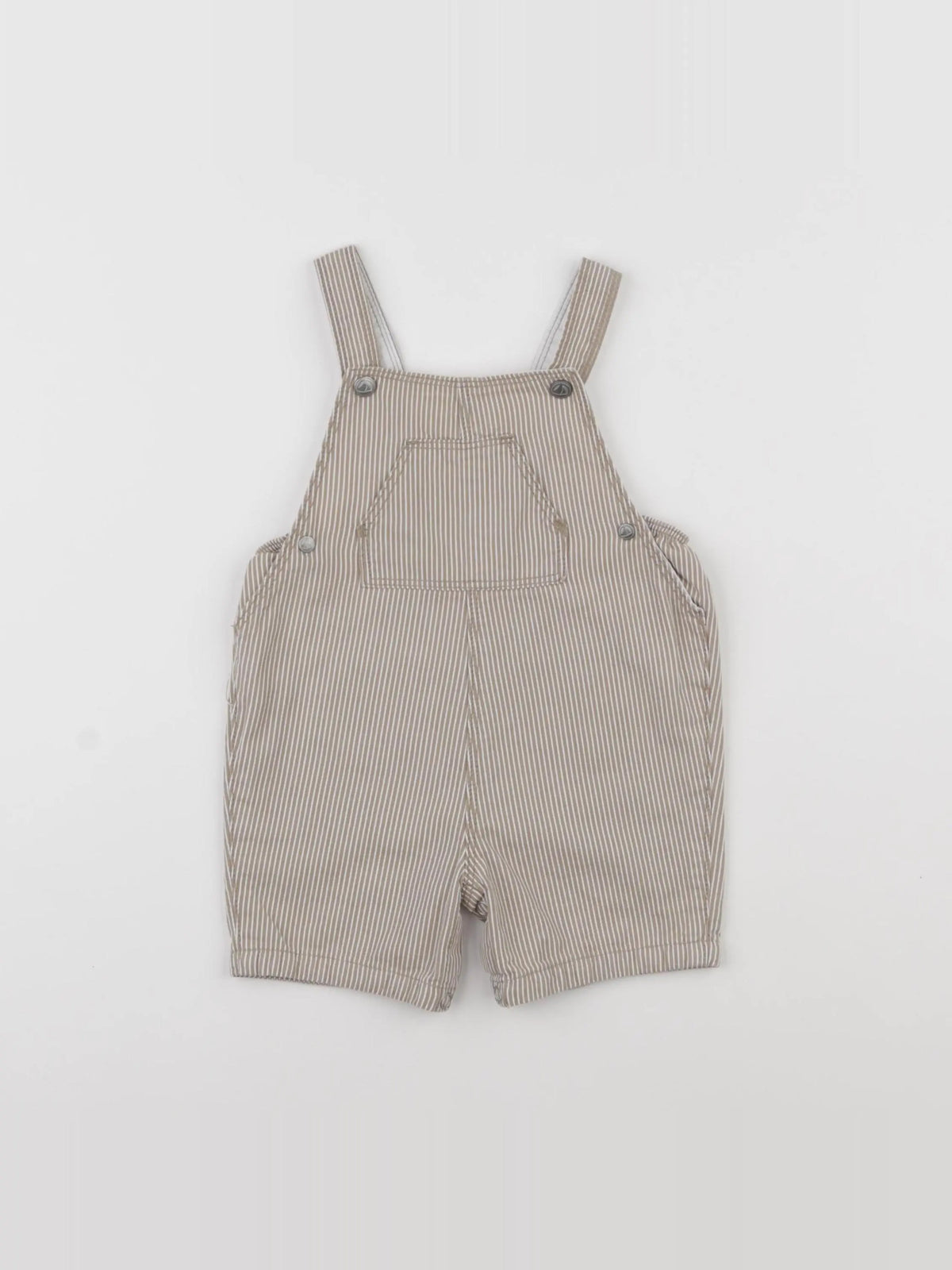 Petit Bateau - salopette beige - 6 mois