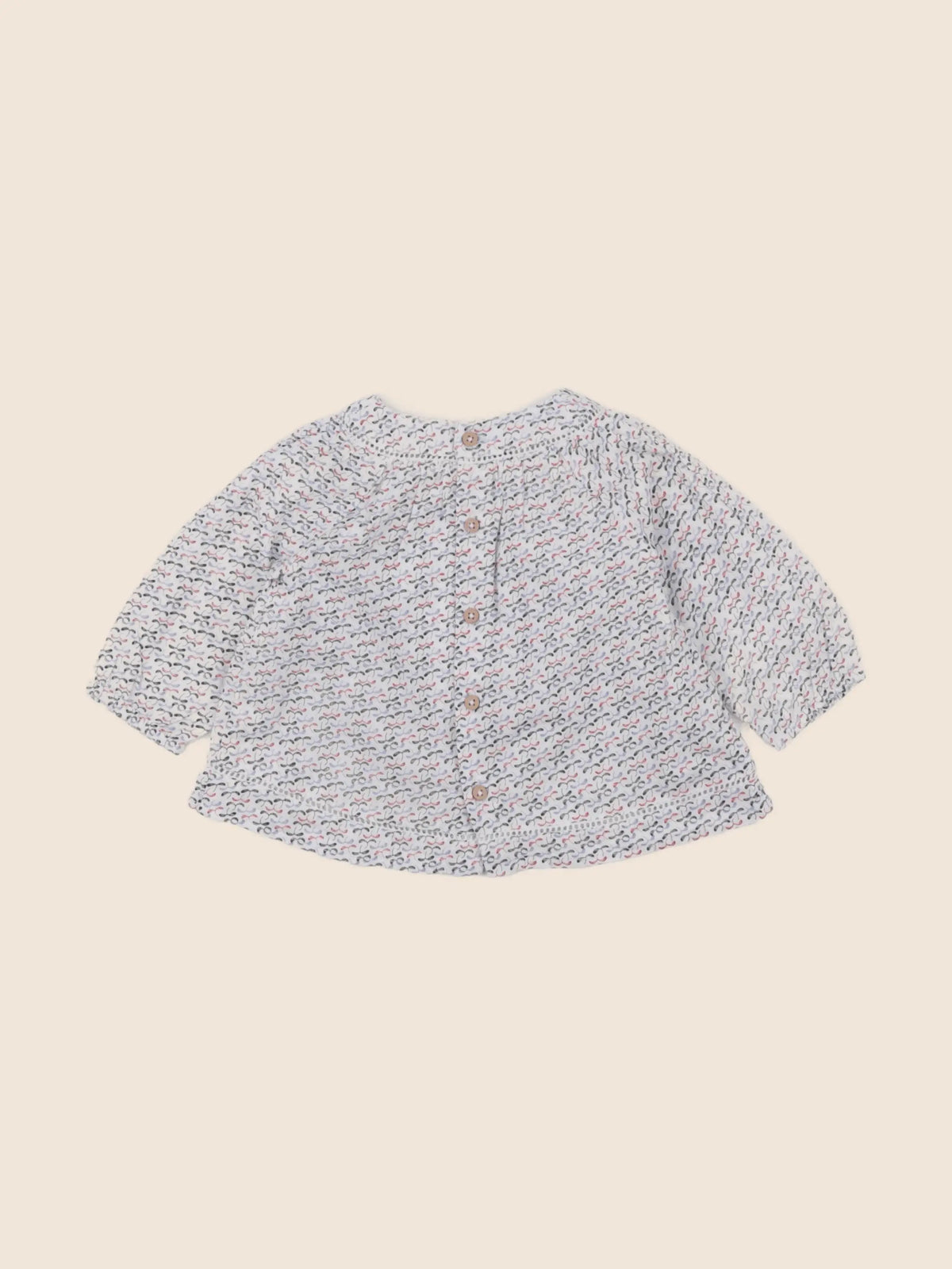 Boutchou - blouse multicolore - 6 mois