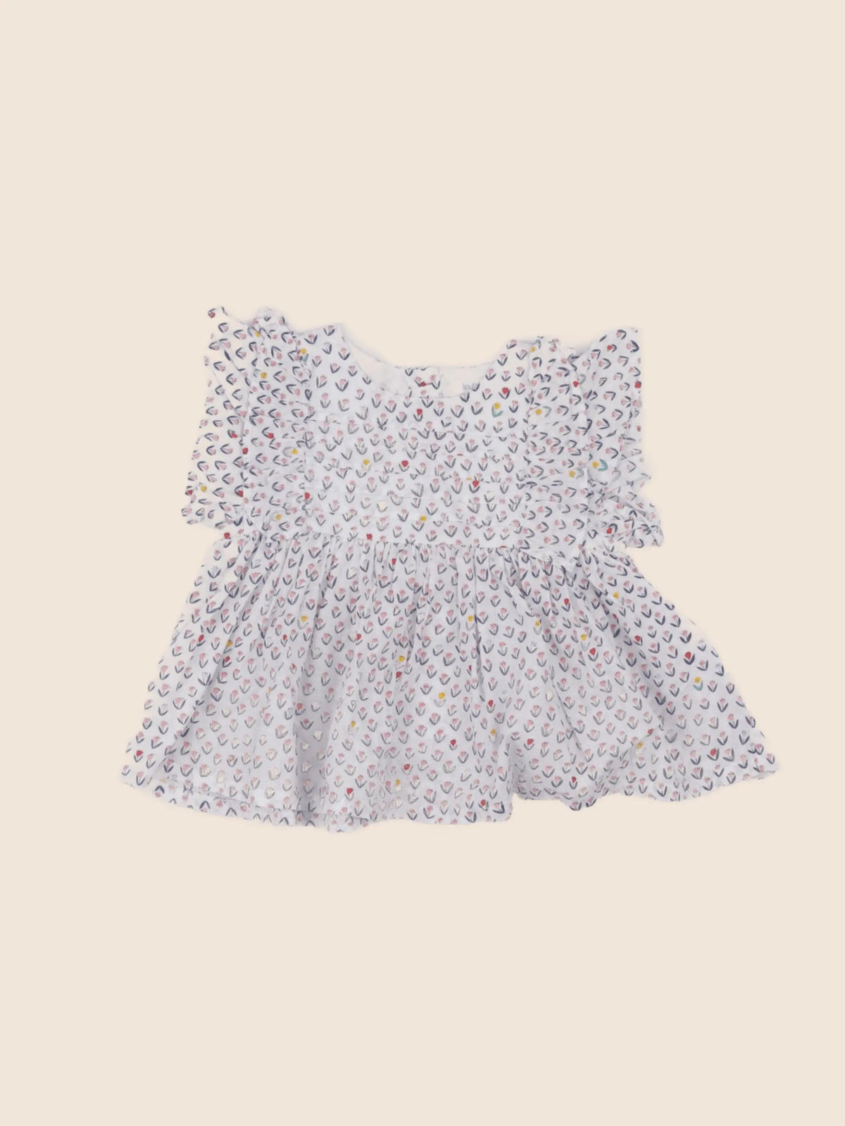Boutchou - blouse multicolore - 9 mois