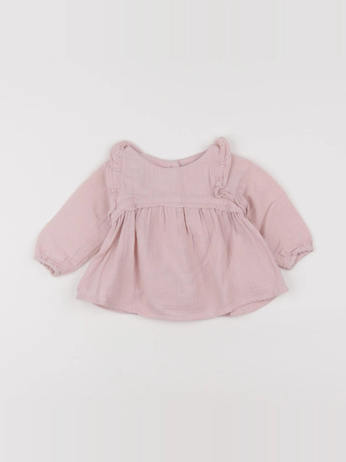 Bonton - blouse rose - 6 mois