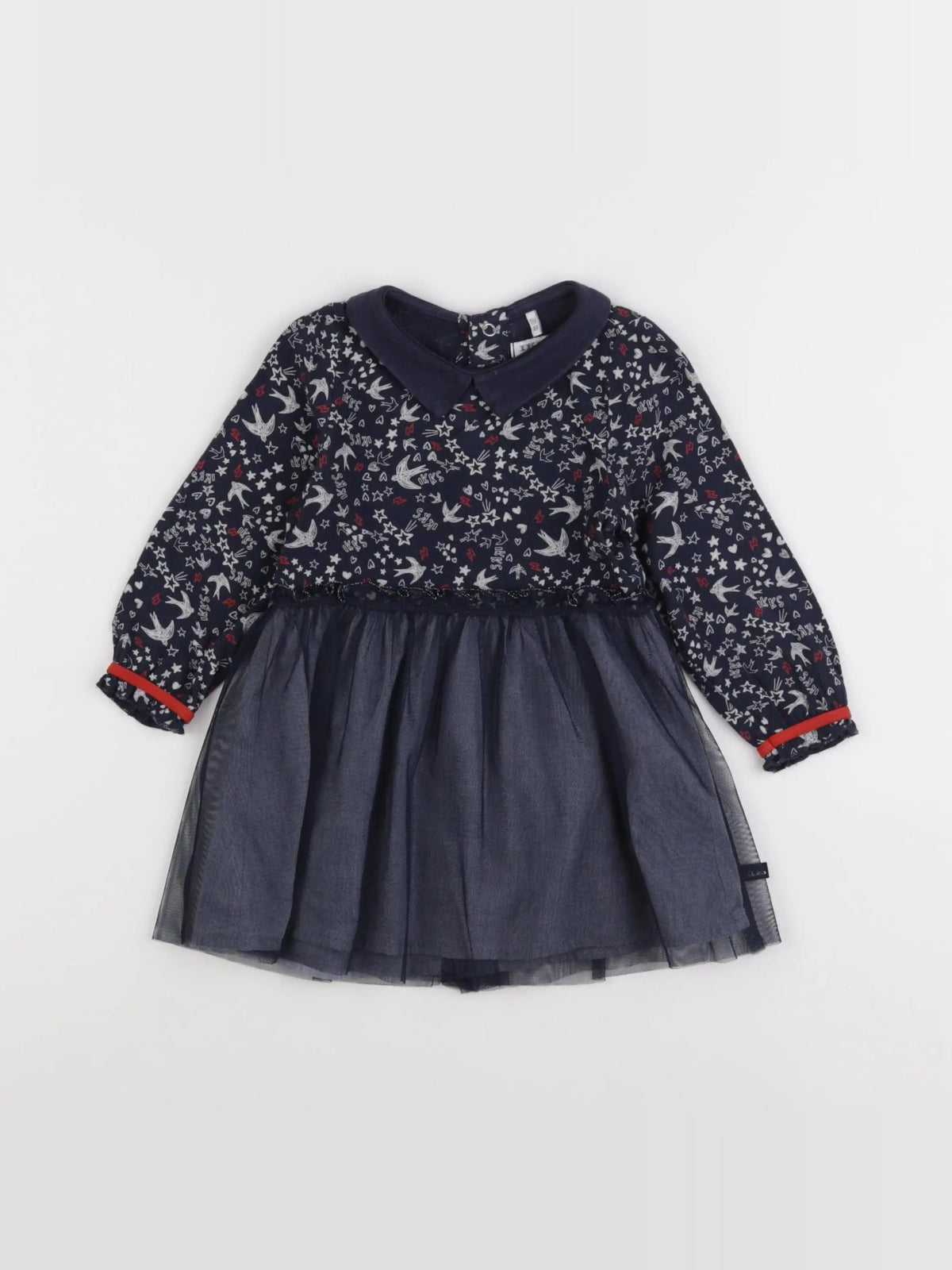 IKKS - robe bleu - 18 mois