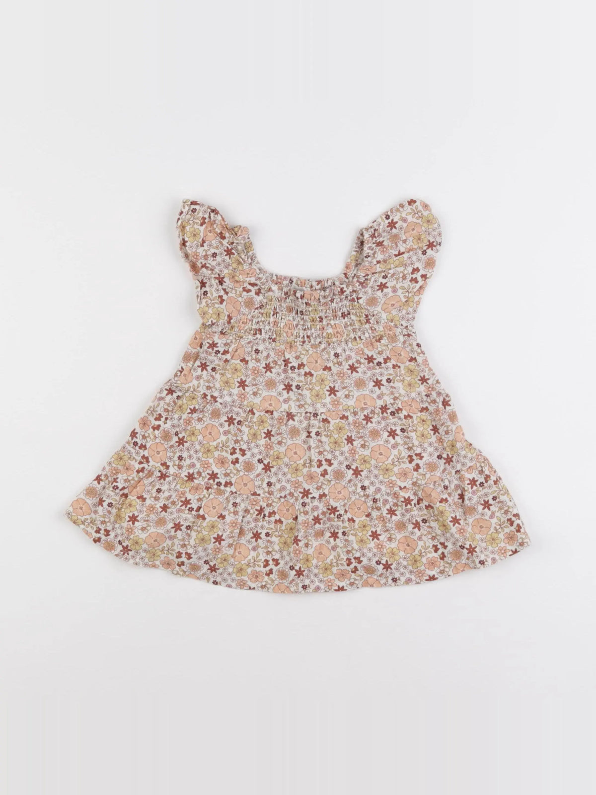 Vertbaudet - robe multicolore - 6 mois