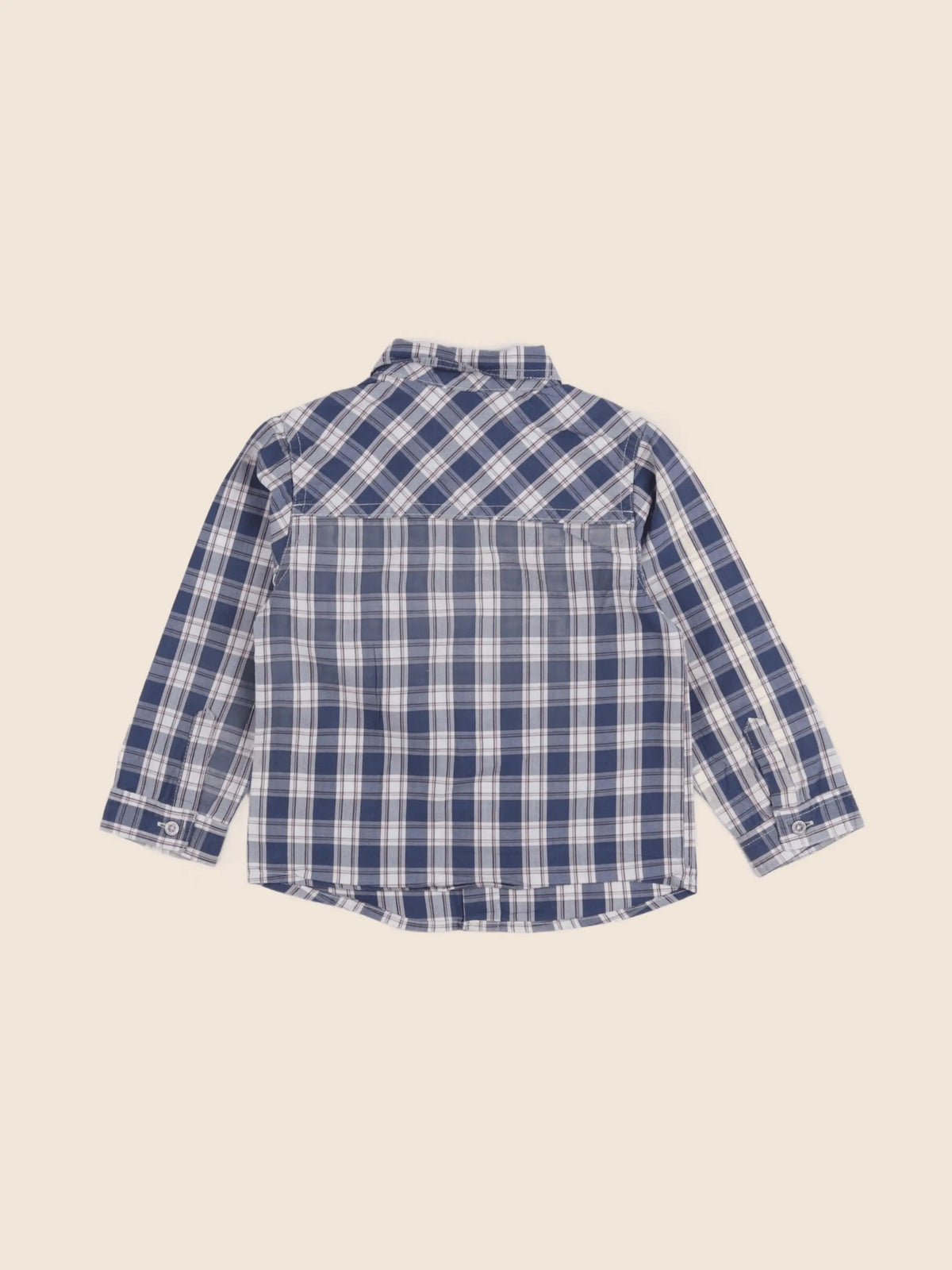 Vertbaudet - chemise bleu - 2 ans