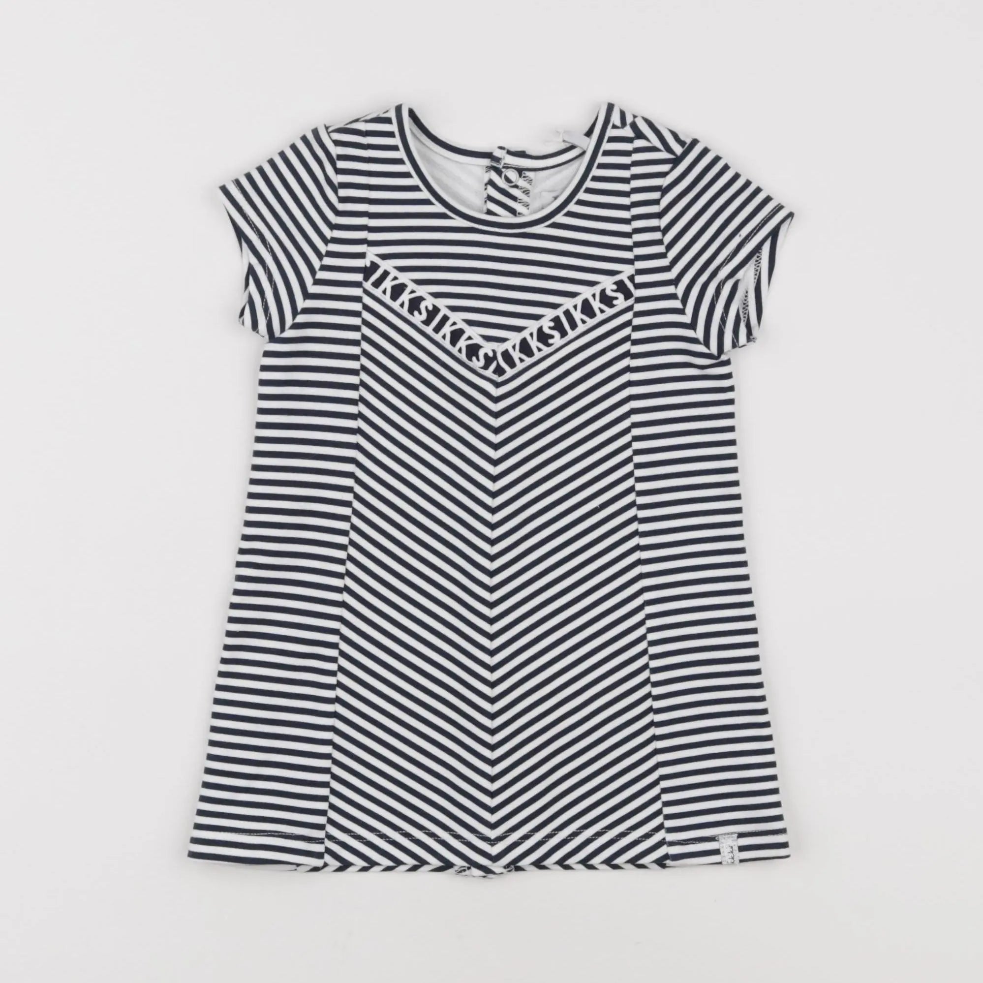 IKKS - robe bleu, blanc - 6 mois