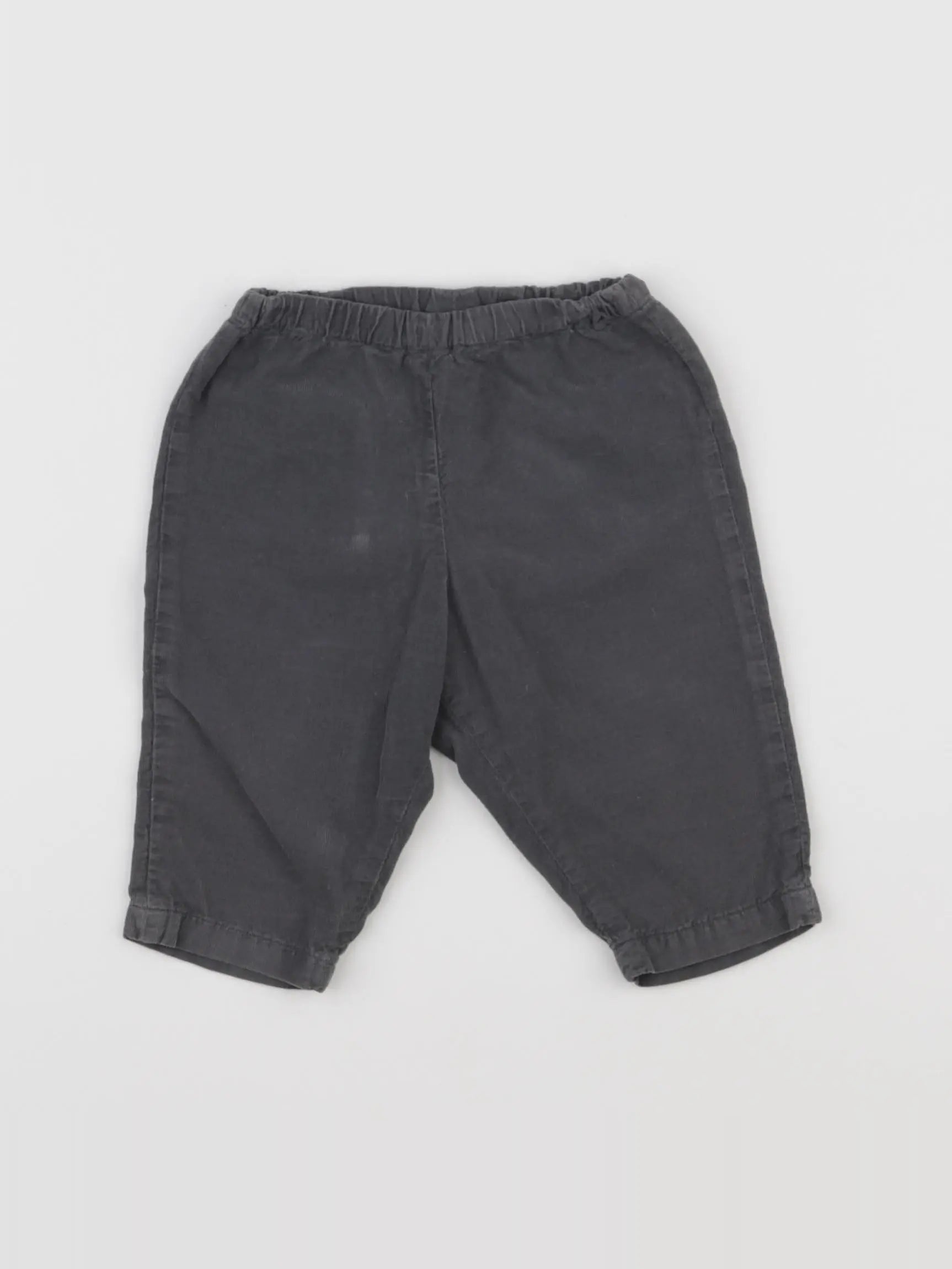 Bonton - pantalon gris - 6 mois