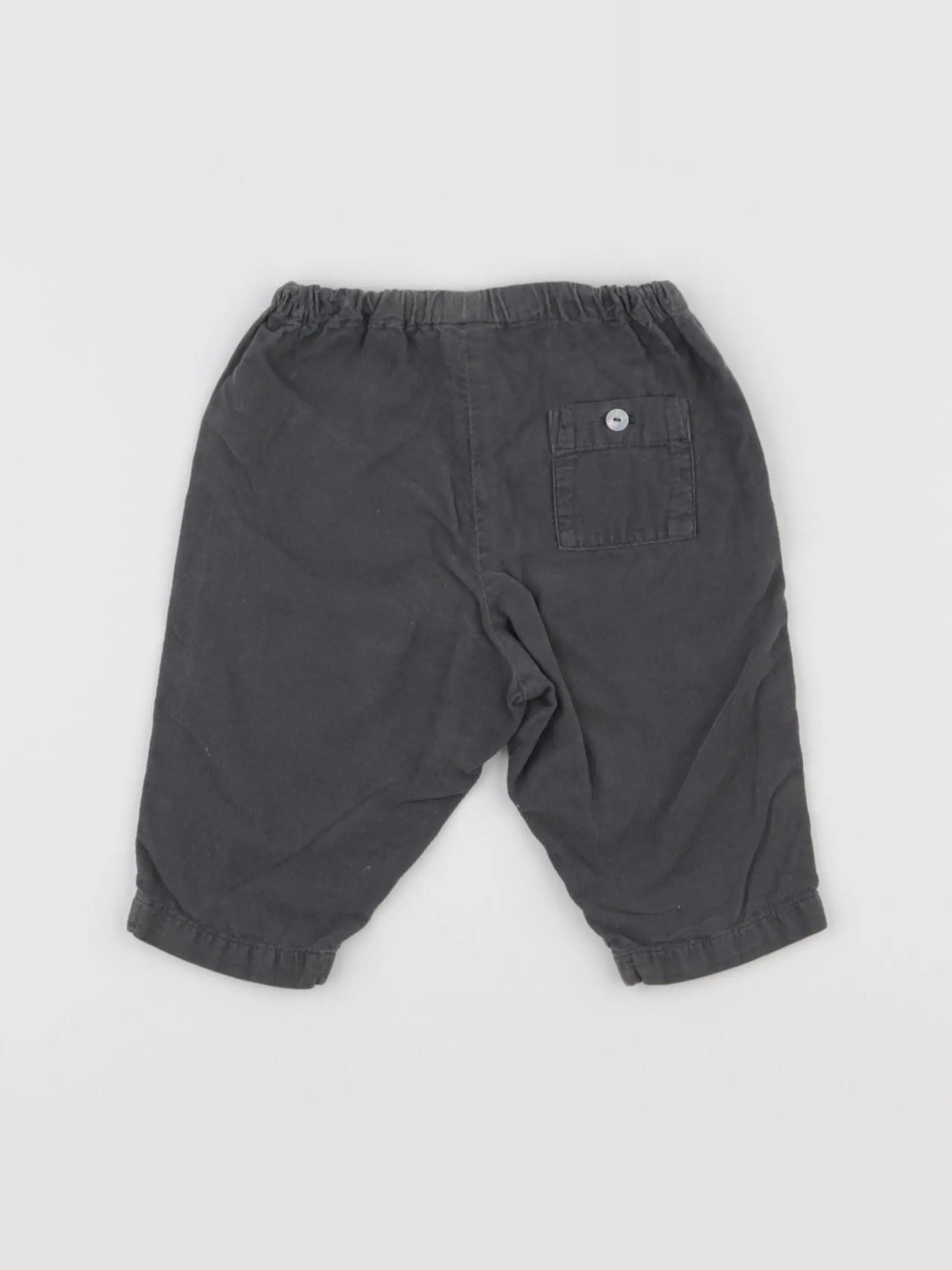 Bonton - pantalon gris - 6 mois