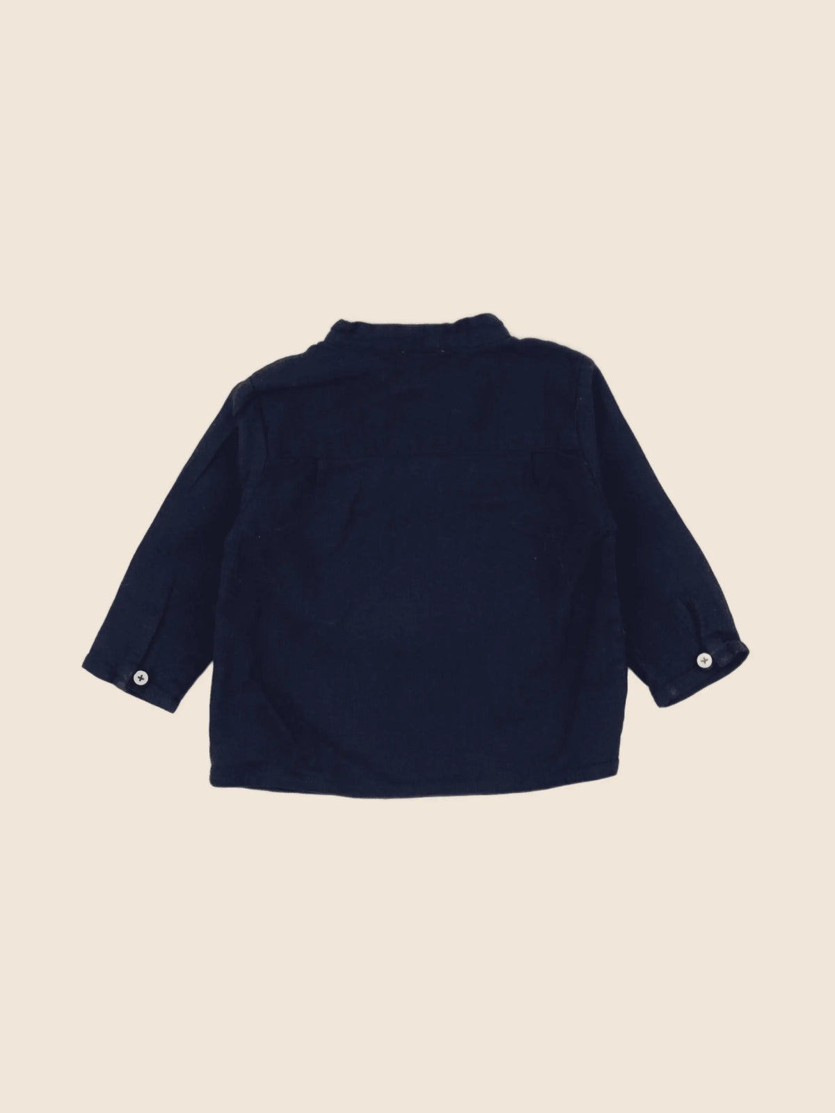 Natalys - chemise bleu - 6 mois
