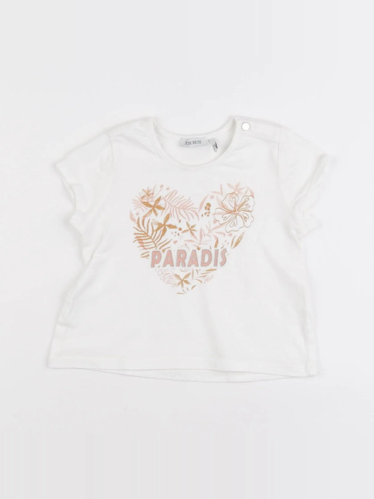 IKKS - tee-shirt blanc - 18 mois