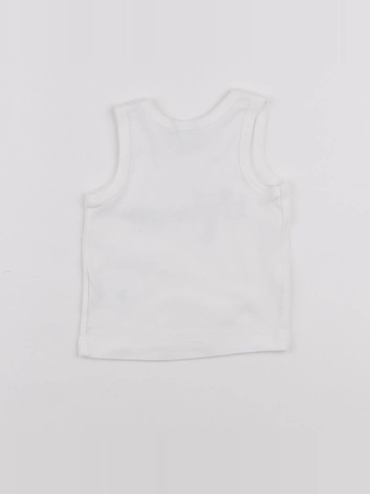 Petit Bateau - maillot de corps blanc - 12 mois