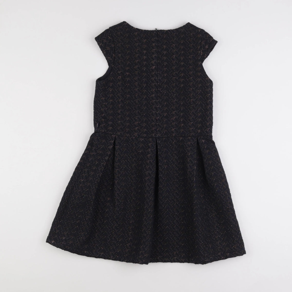 IKKS - robe bronze, bleu - 10 ans