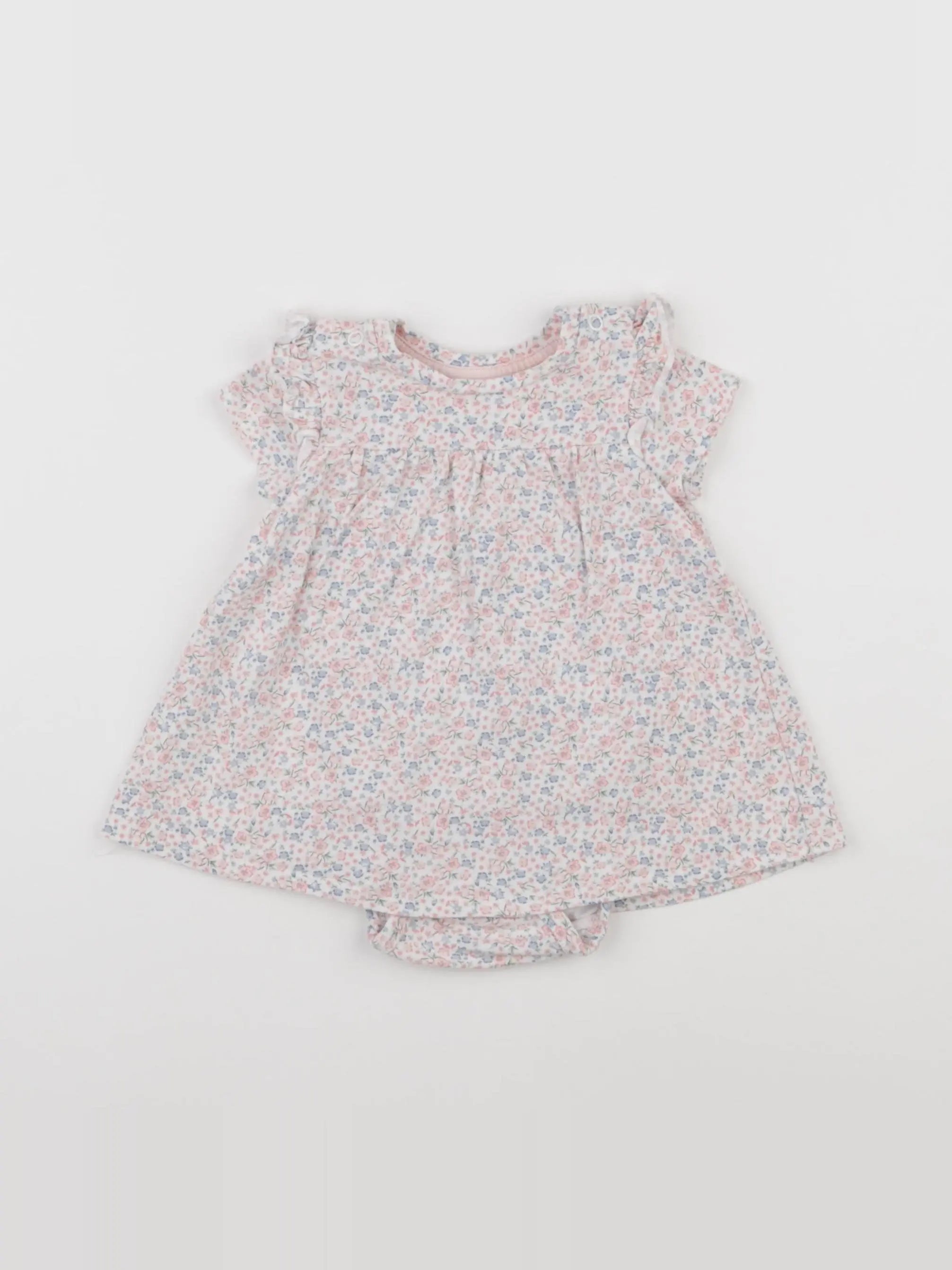 H&M - body robe rose - 3 mois