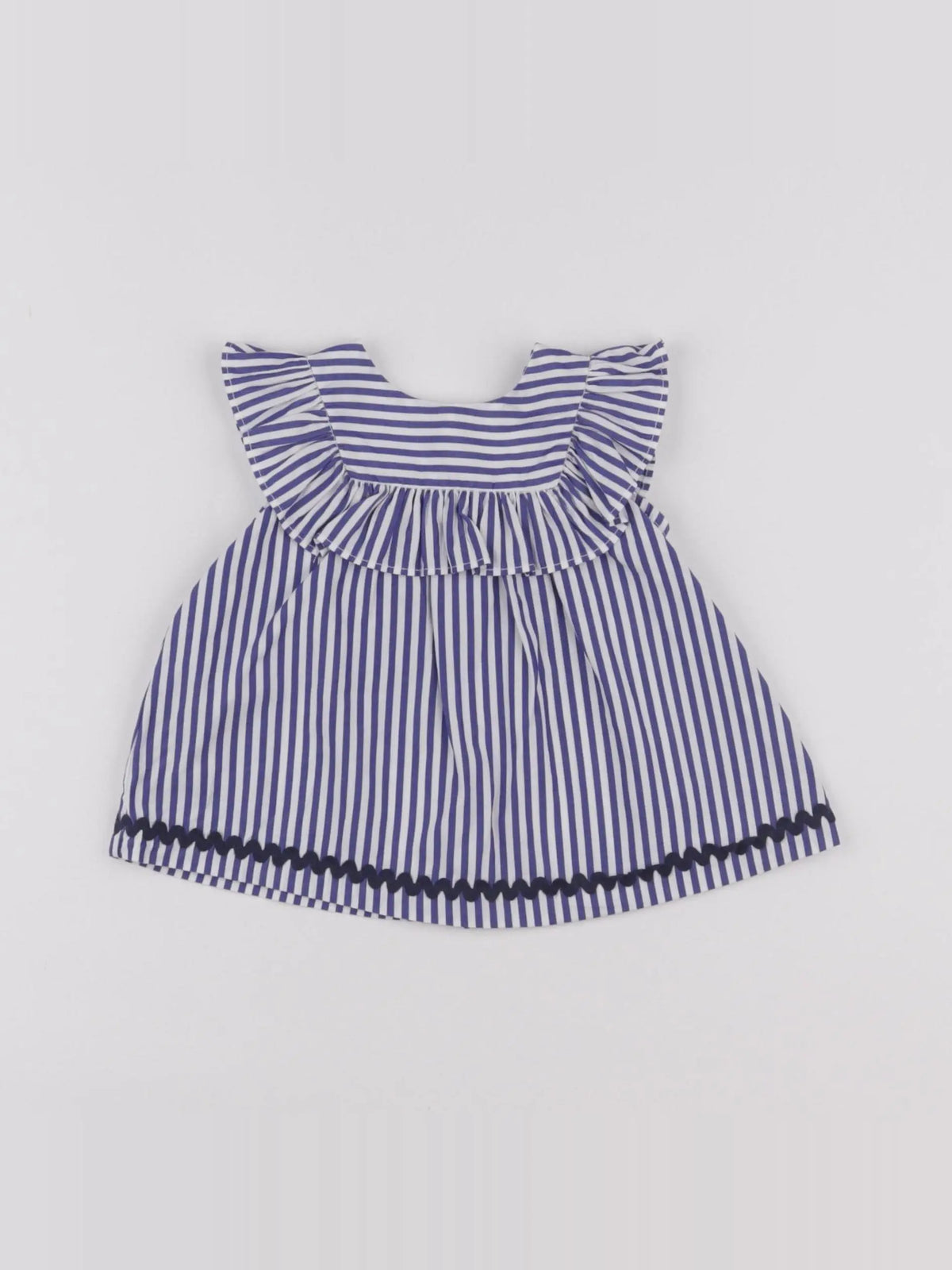 Jacadi - blouse bleu - 6 mois