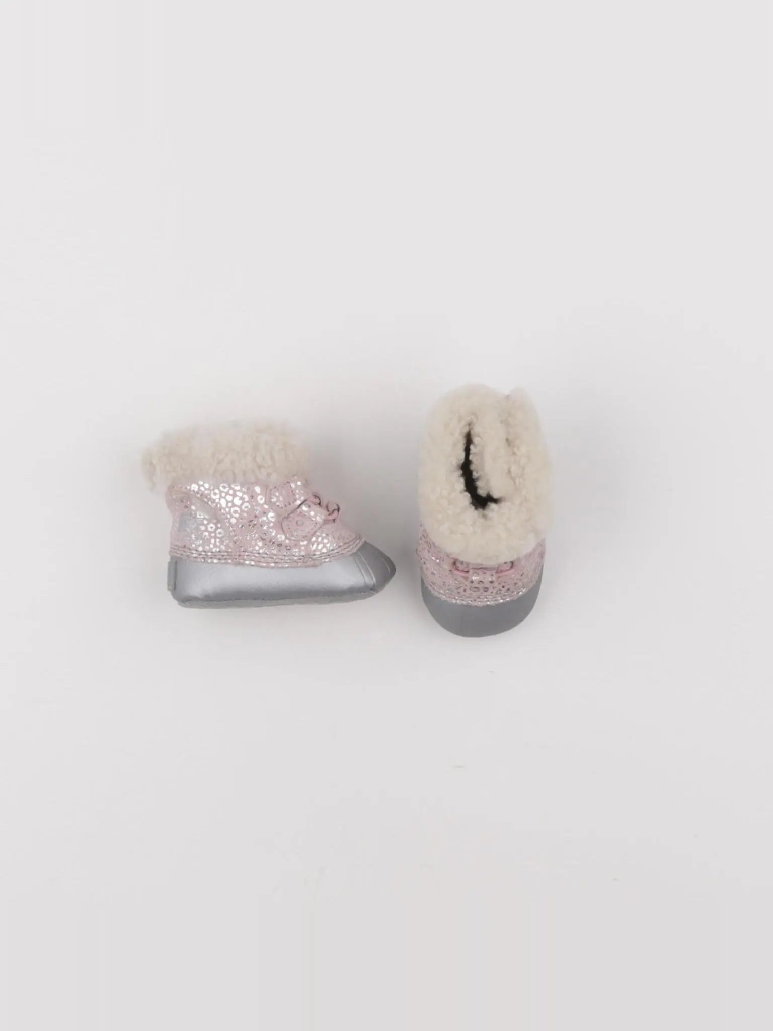 Sorel - chaussons rose, argent - pointure 17