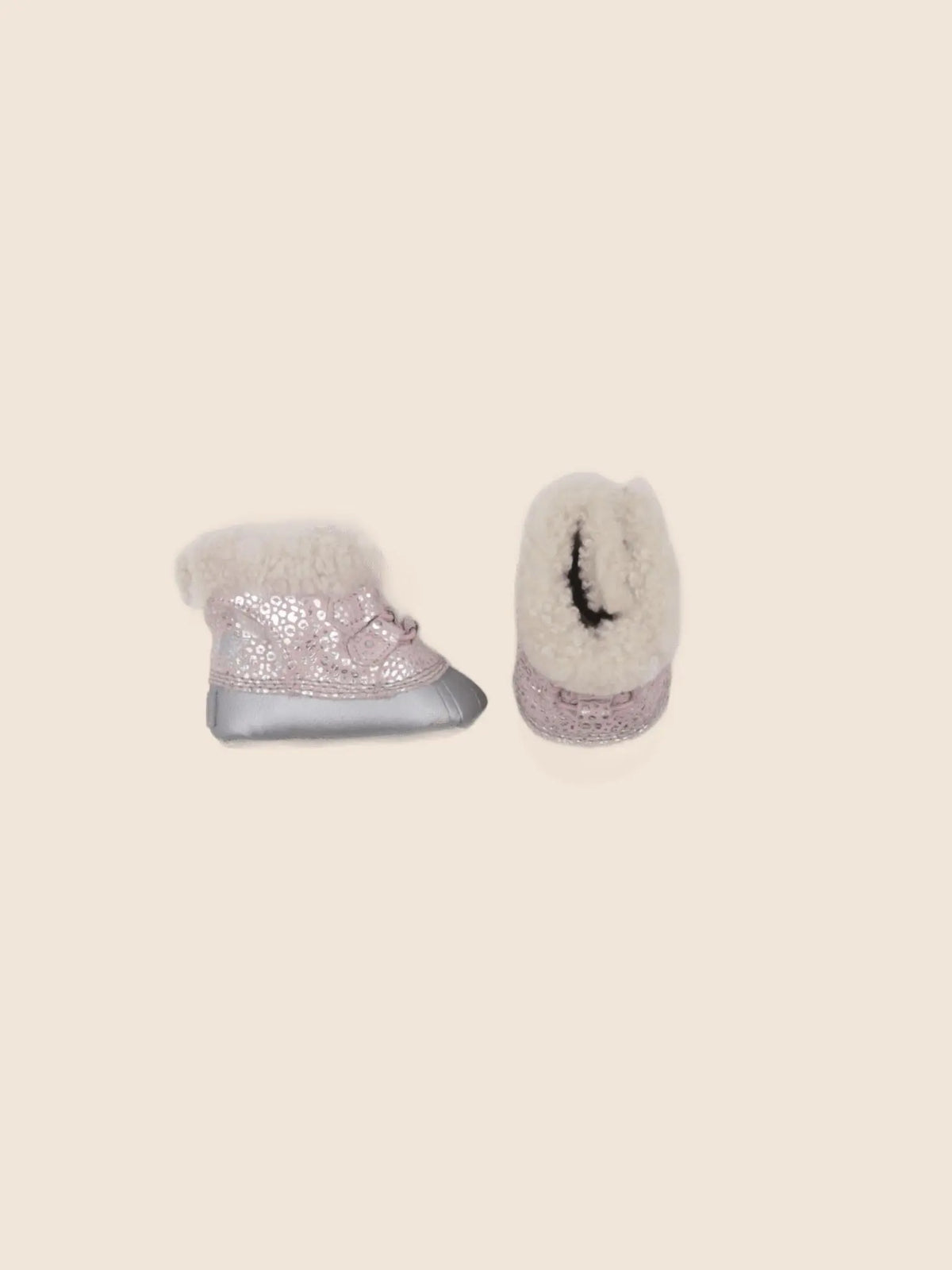Sorel - chaussons rose, argent - pointure 17