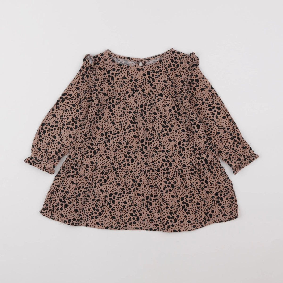 Vertbaudet - robe marron - 2 ans