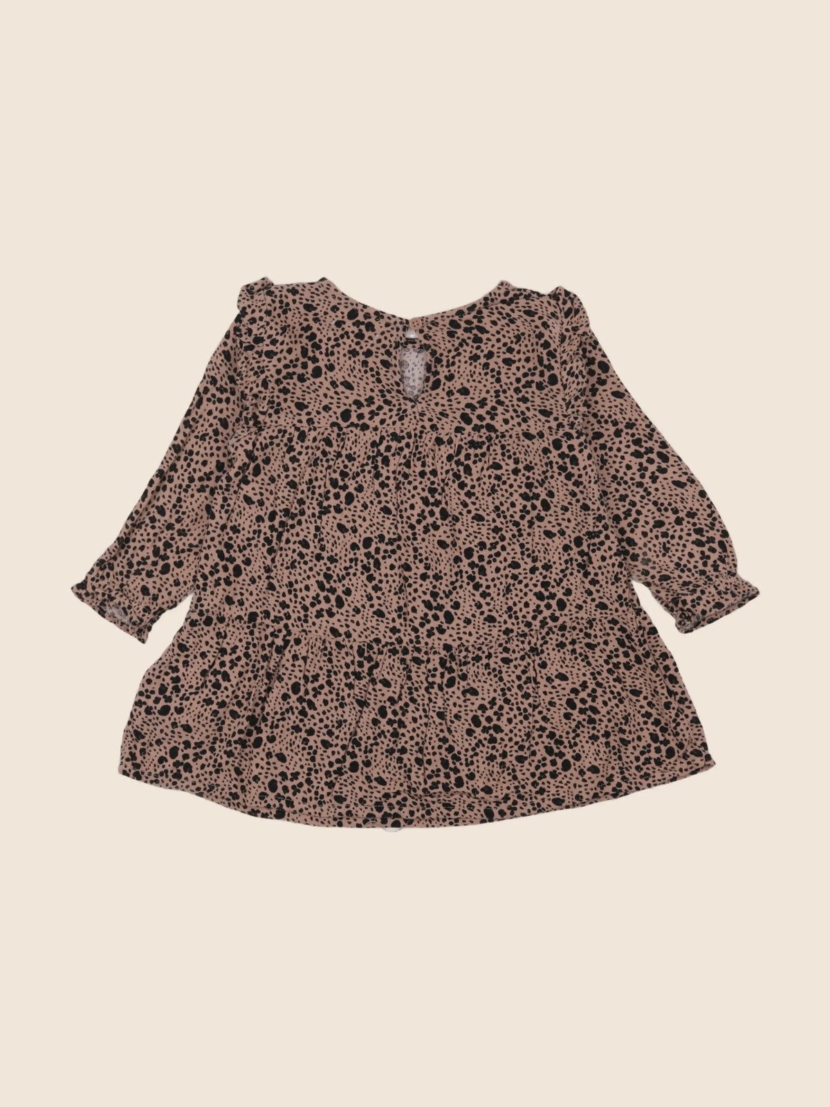 Vertbaudet - robe marron - 2 ans
