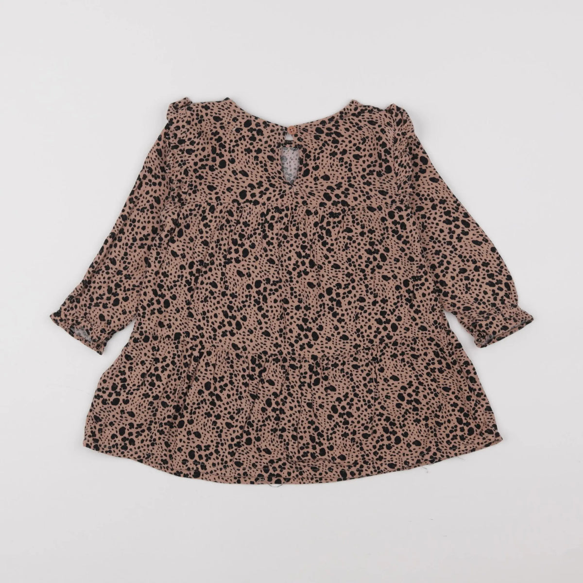 Vertbaudet - robe marron - 2 ans