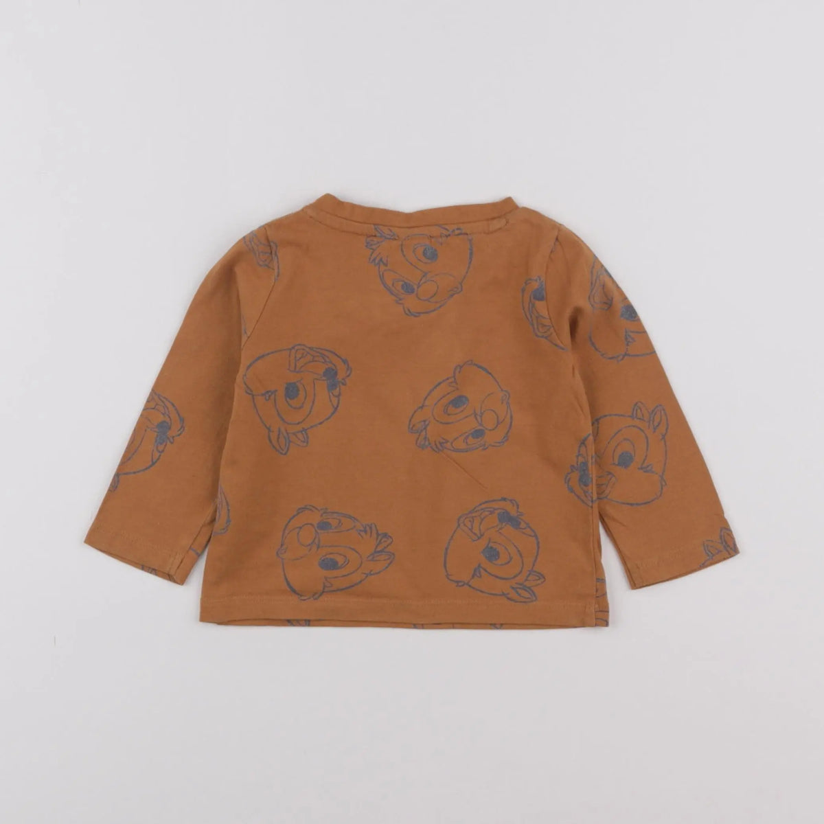 Vertbaudet - tee-shirt marron - 6 mois