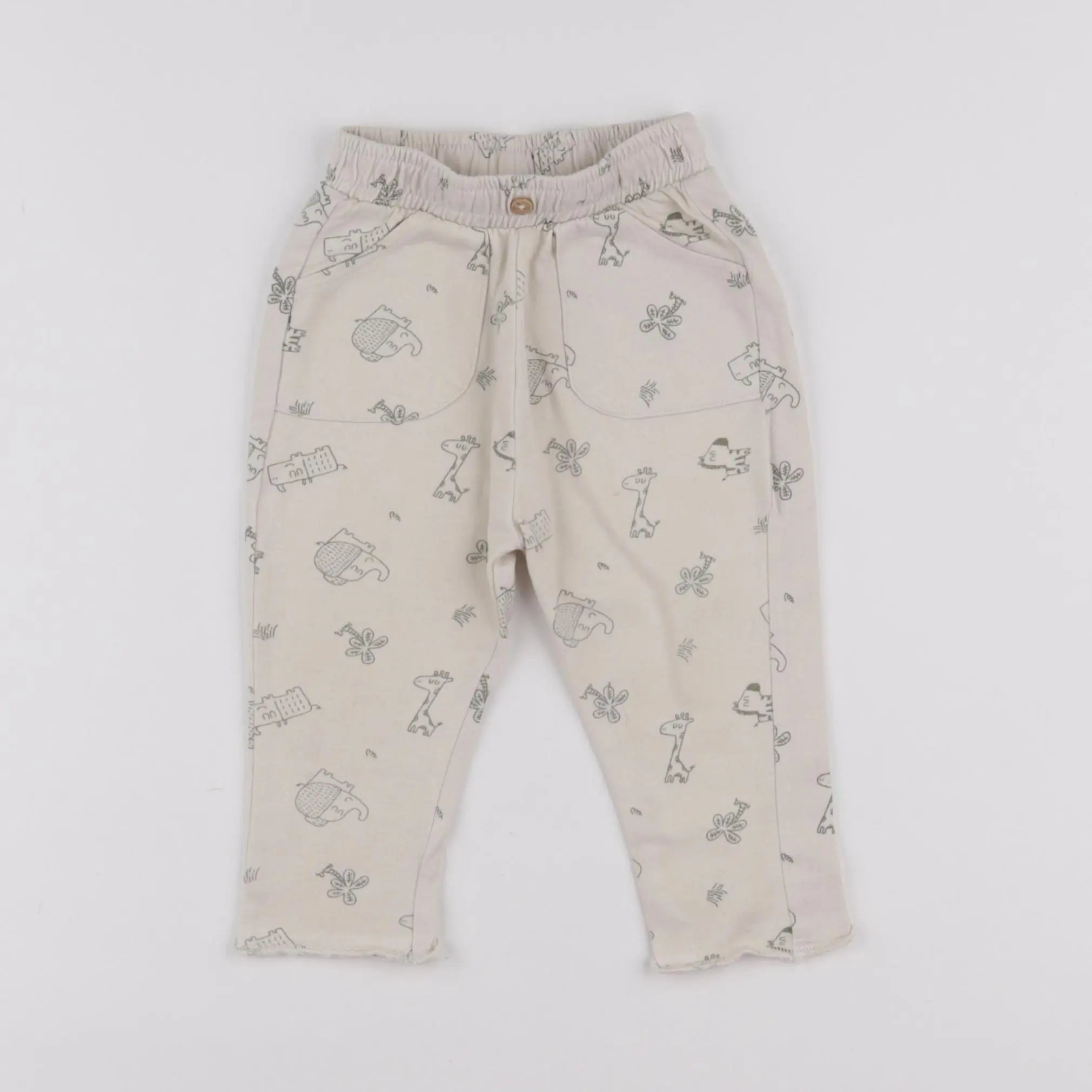 Vertbaudet - jogging beige - 6 mois