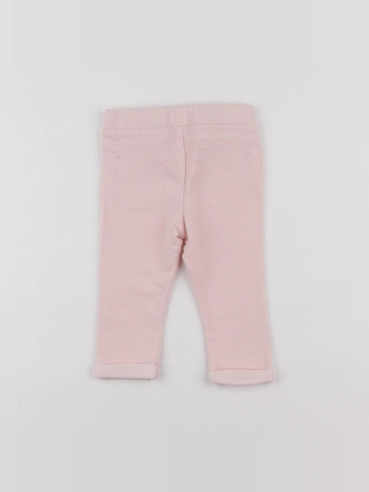 Vertbaudet - jegging rose - 9 mois