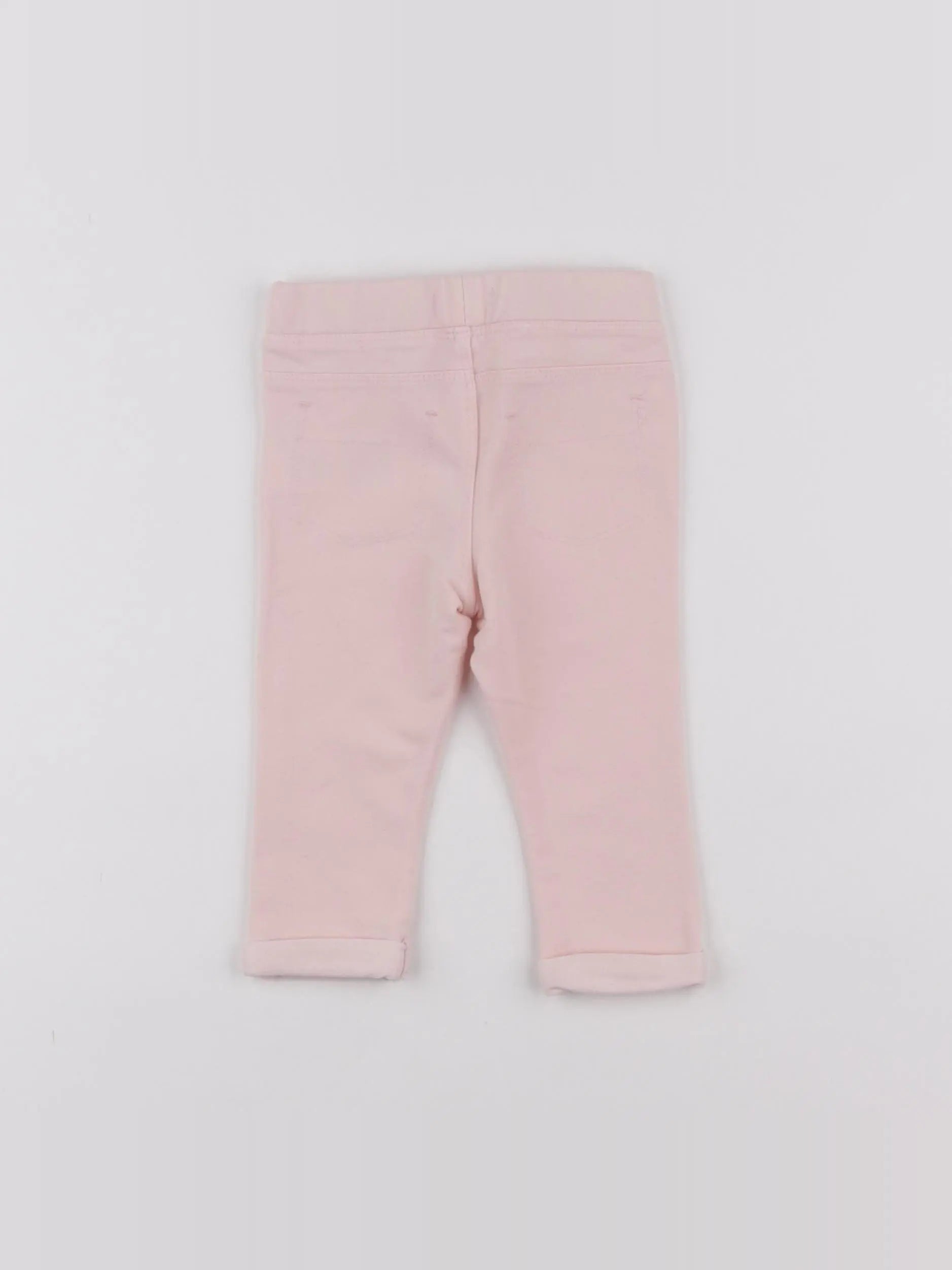 Vertbaudet - jegging rose - 9 mois