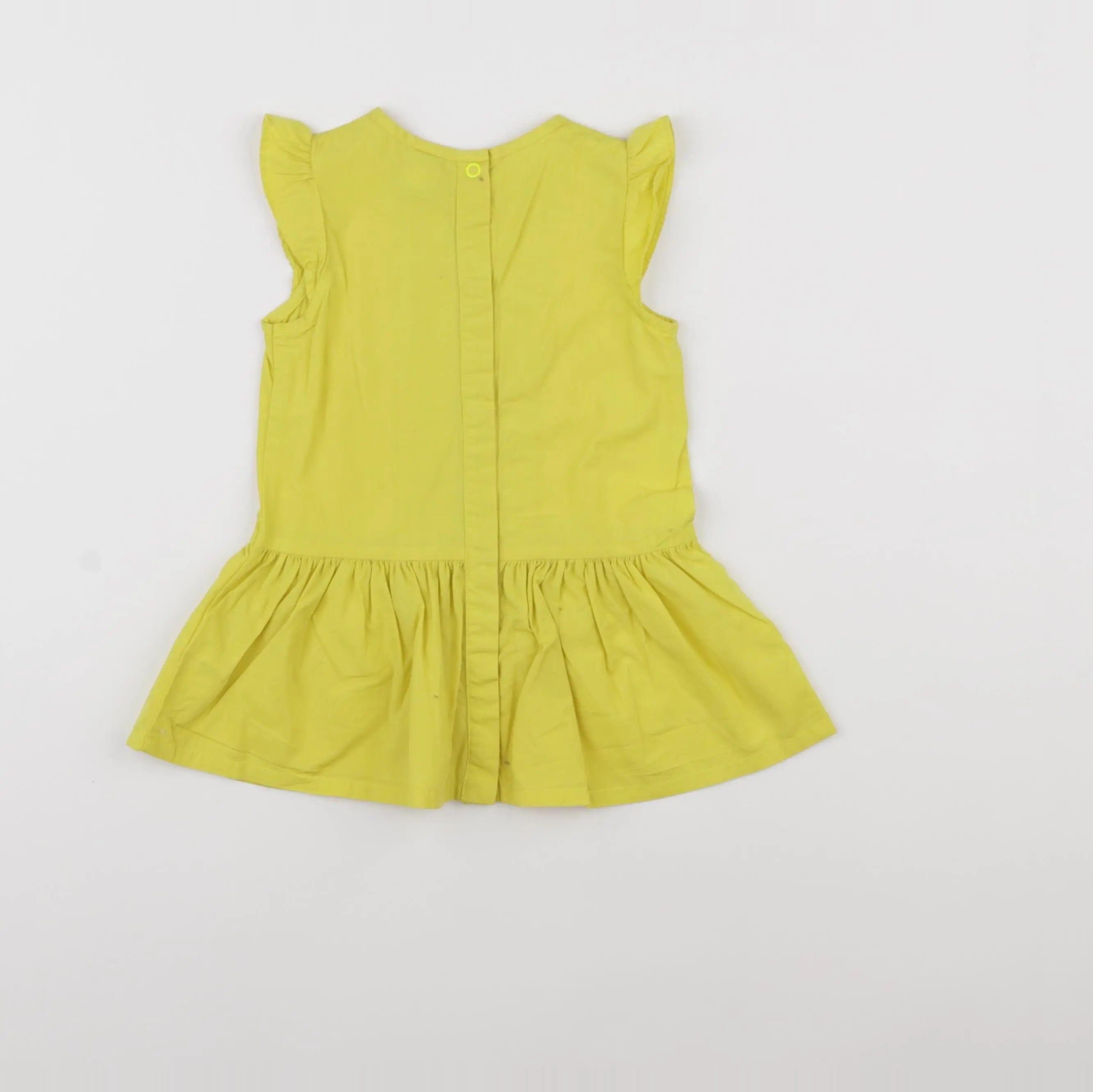 Petit Bateau - robe jaune - 12 mois