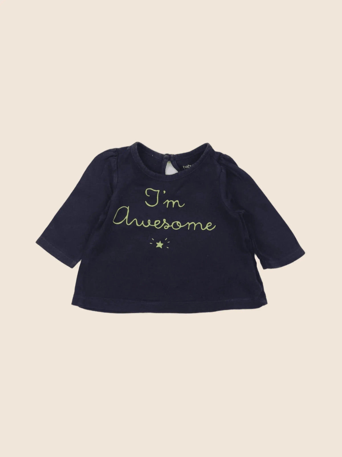 GAP - tee-shirt bleu - 0/3 mois