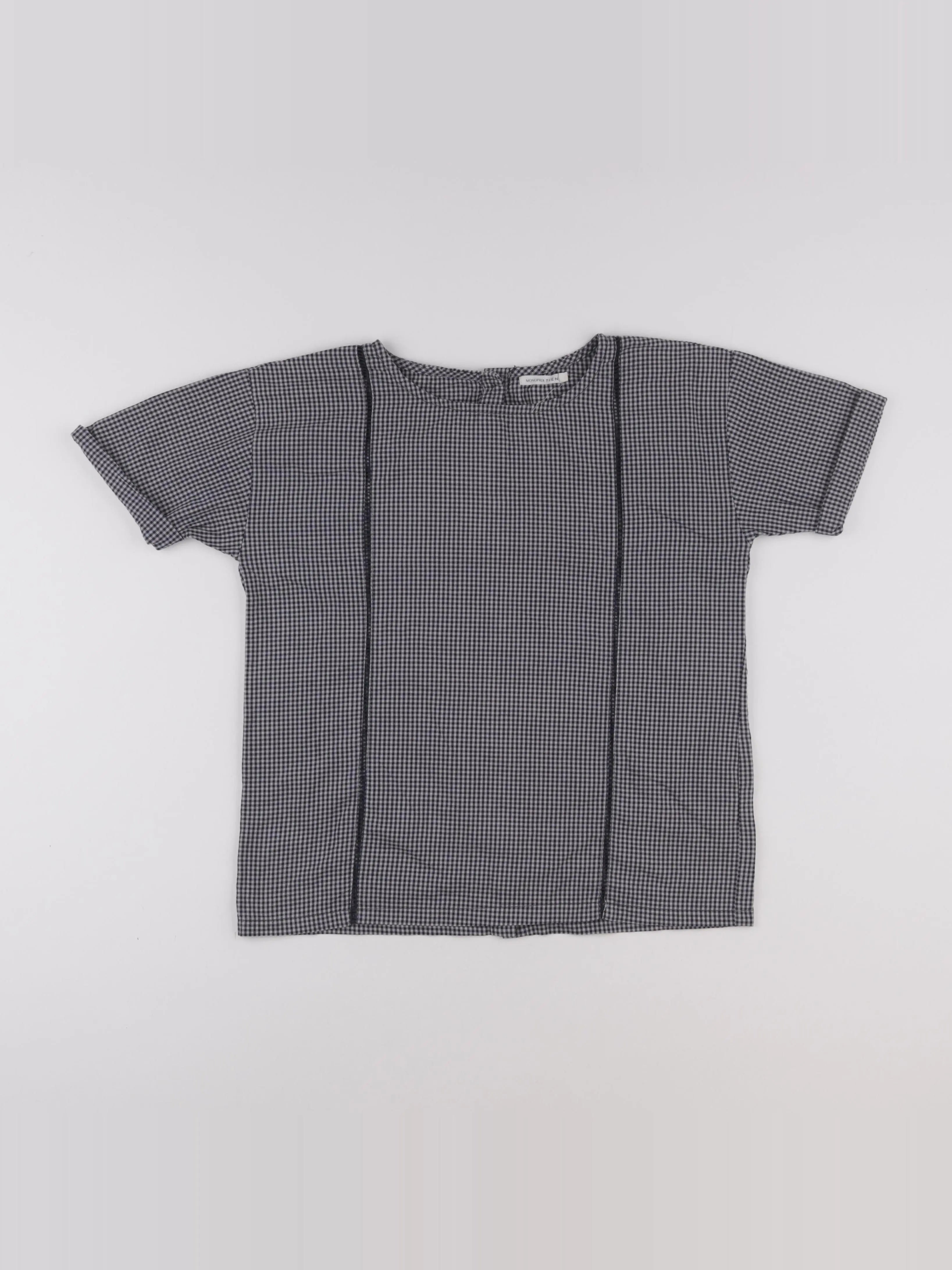 Monoprix - blouse bleu - 14 ans