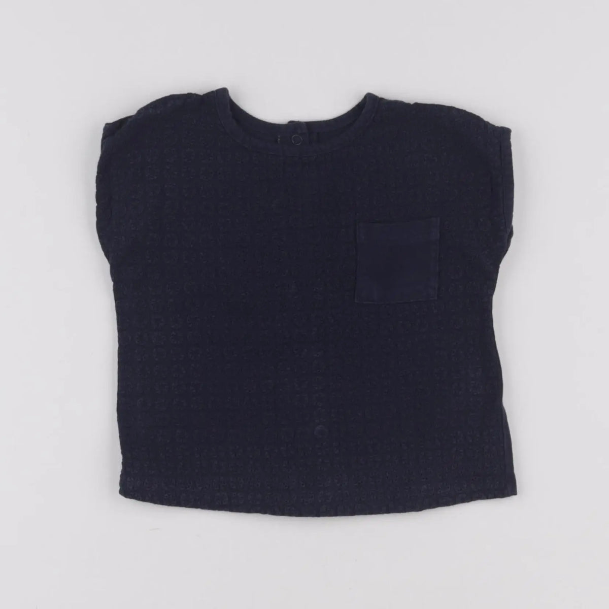 Vertbaudet - tee-shirt bleu - 6 mois