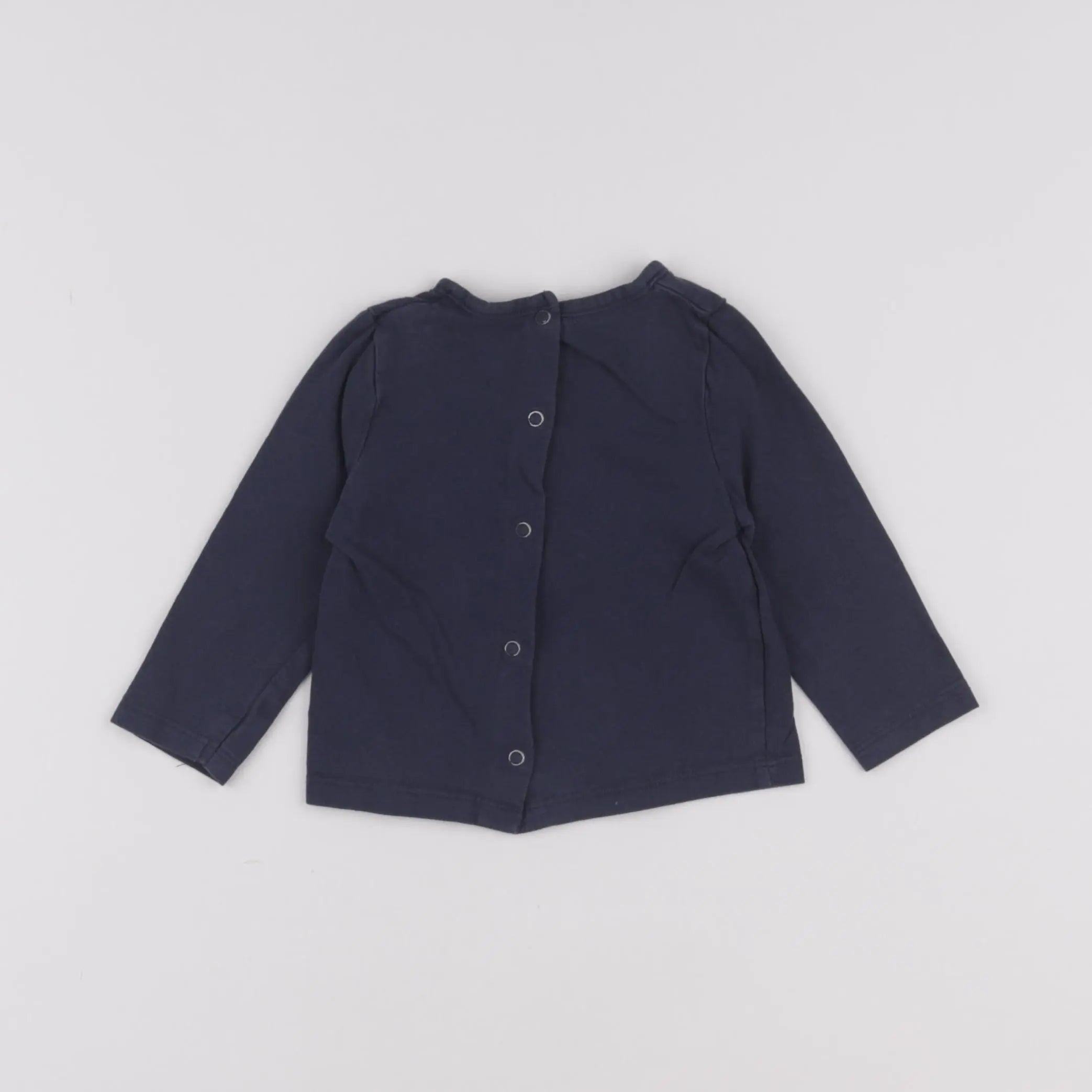 Vertbaudet - tee-shirt bleu - 6 mois