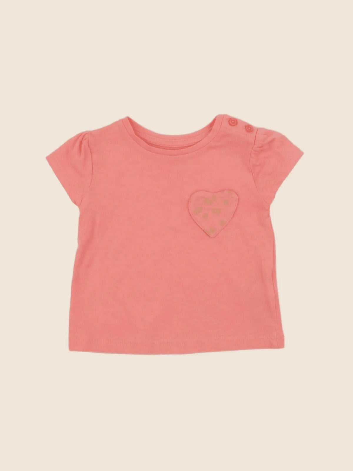 Vertbaudet - tee-shirt rose - 3 mois