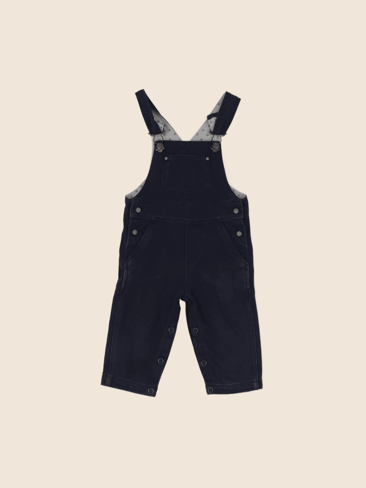Petit Bateau - salopette bleu - 6 mois