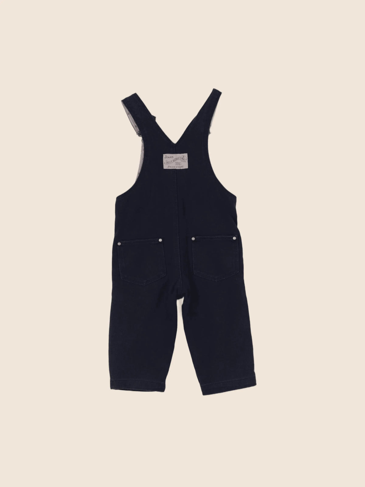 Petit Bateau - salopette bleu - 6 mois