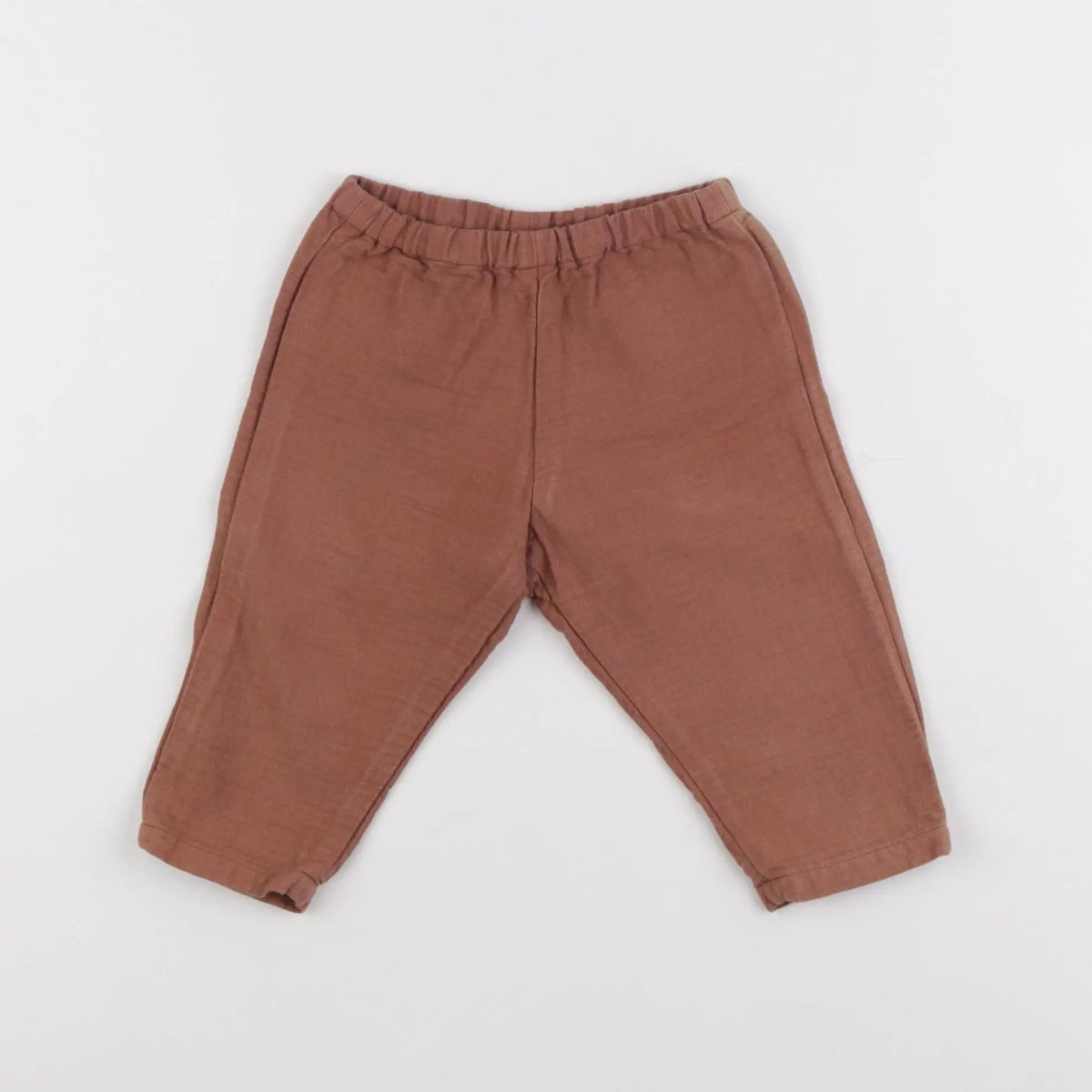Bonton - pantalon marron - 12 mois