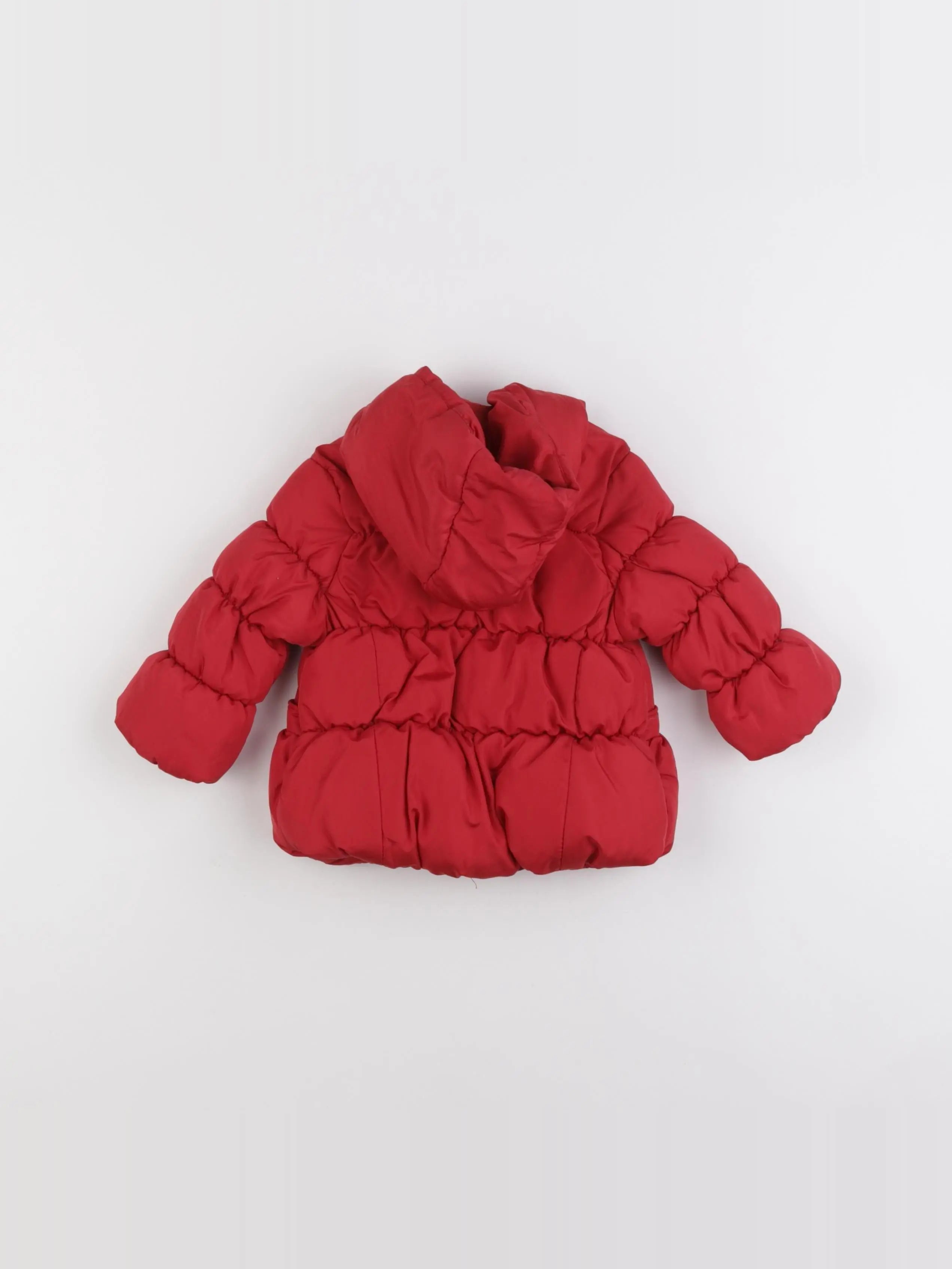 Zara - doudoune rouge - 6/9 mois