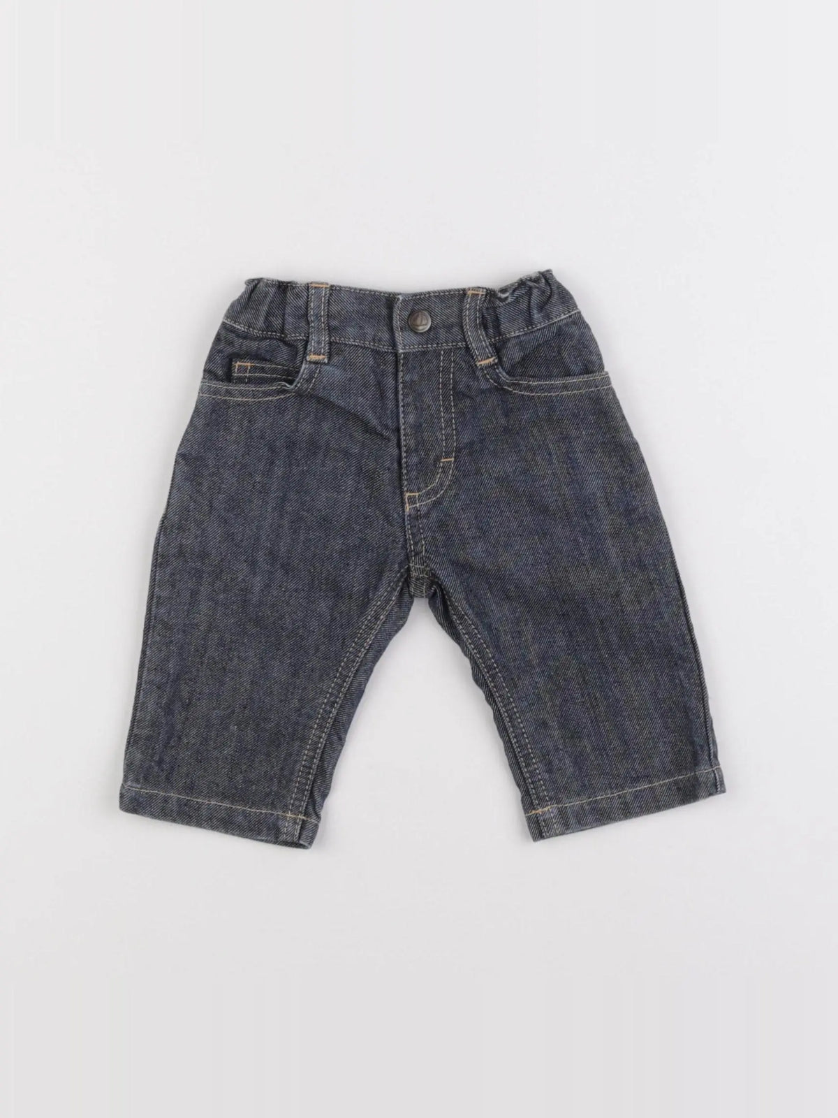 Petit Bateau - jean bleu - 3 mois