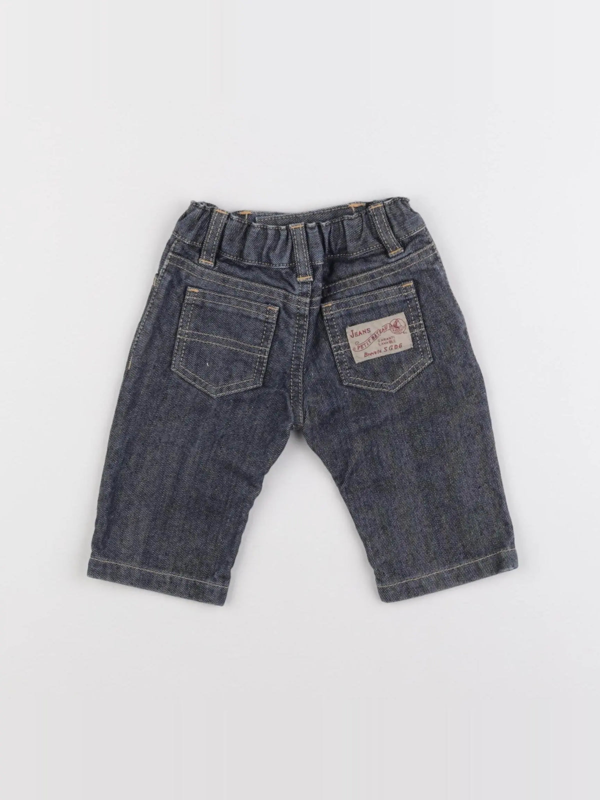 Petit Bateau - jean bleu - 3 mois