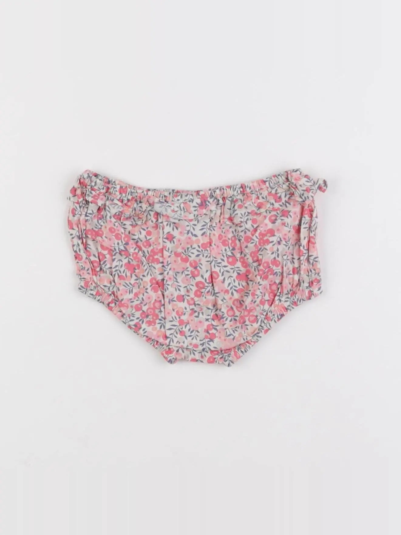 Natalys - bloomer volants au dos rose - 6 mois