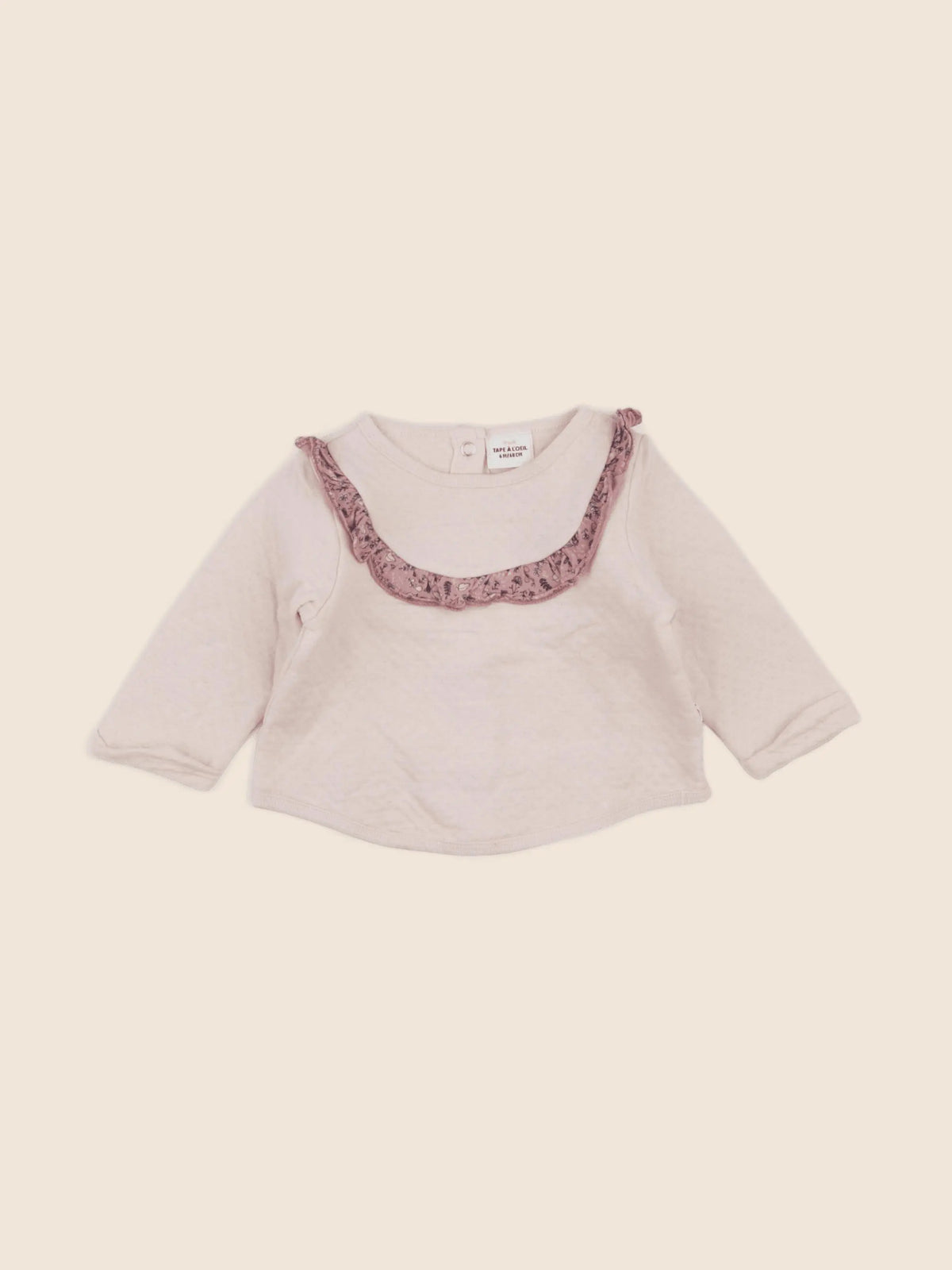 Tape à l'oeil - sweat rose - 6 mois