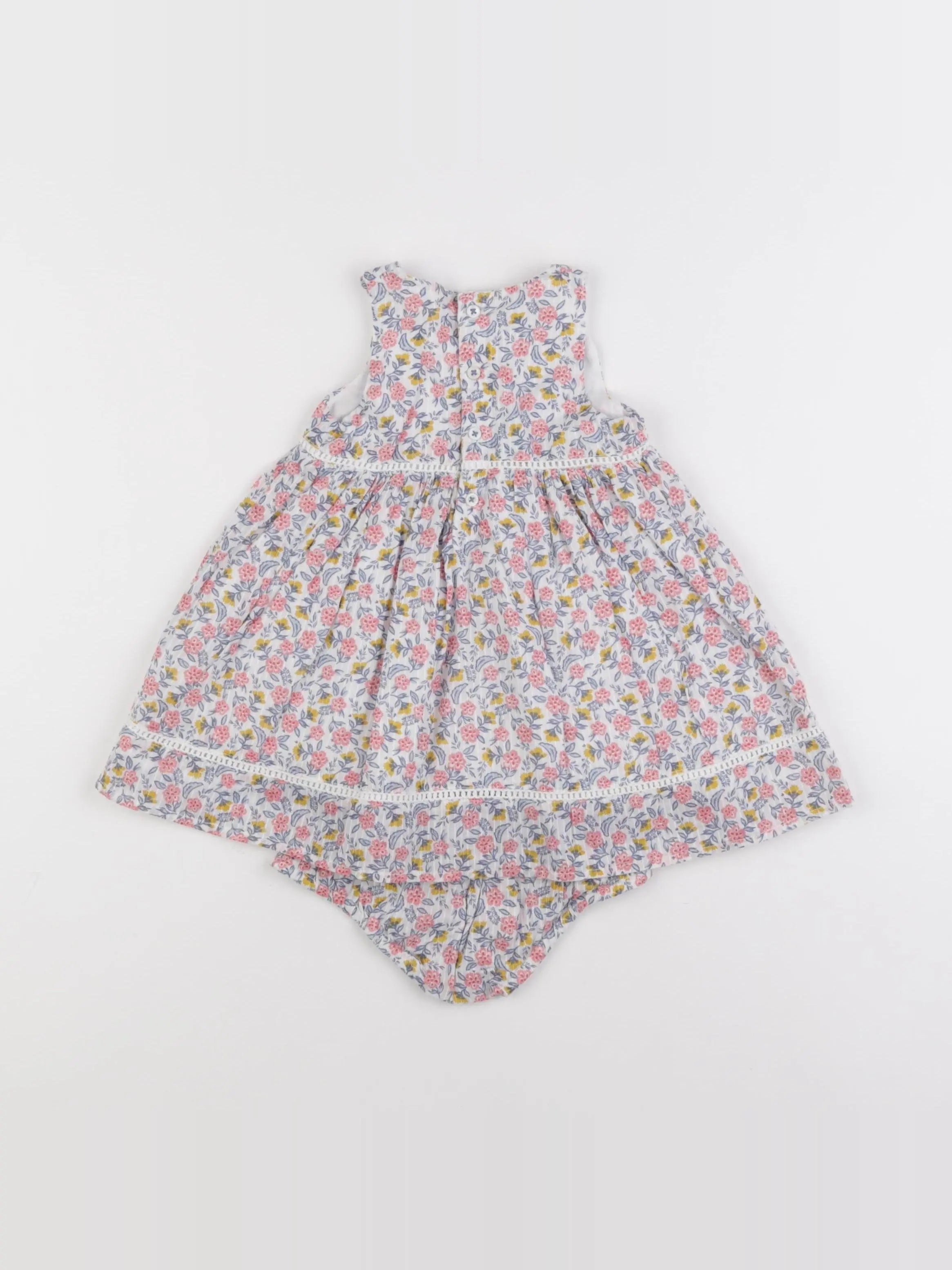 Boutchou - robe multicolore - 6 mois