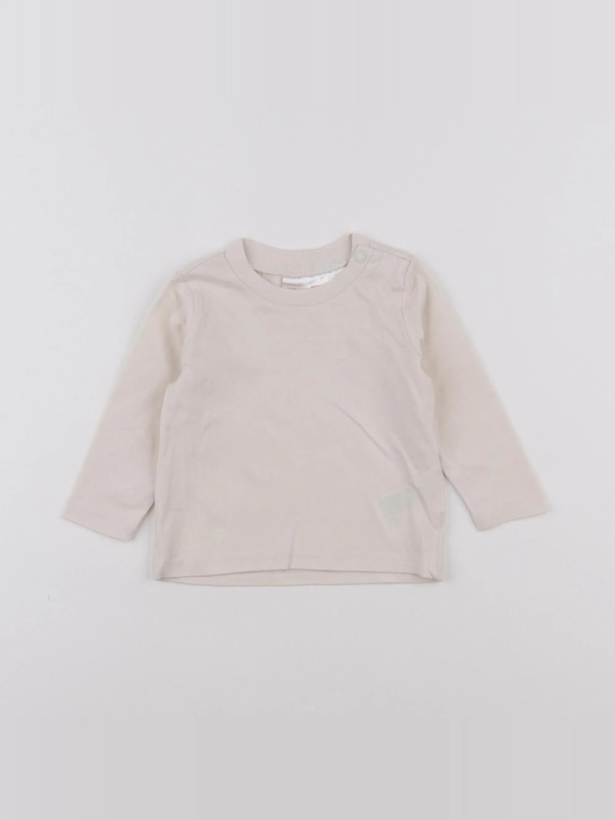 H&M - tee-shirt beige - 3 mois